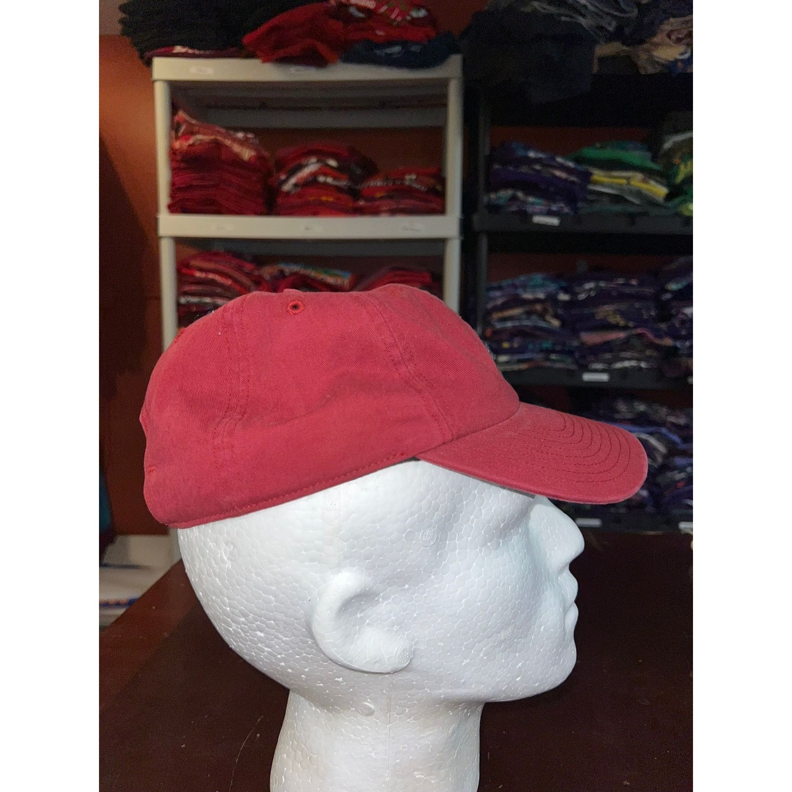 Adidas Vintage Adidas Hat 3 Stripes Red Gray Cap Headwear Climalite Size ONE SIZE - 5 Thumbnail