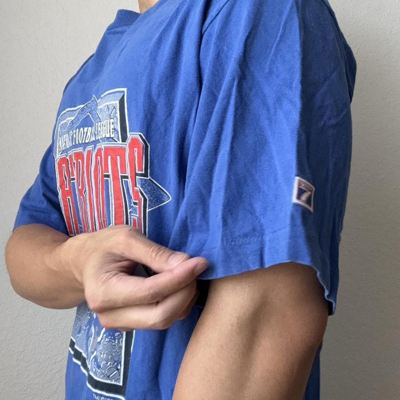 Logo 7 × NFL × Vintage Vintage 1993 NFL New England Patriots Graphics Tee Shirt Size US XL / EU 56 / 4 - 6 Thumbnail