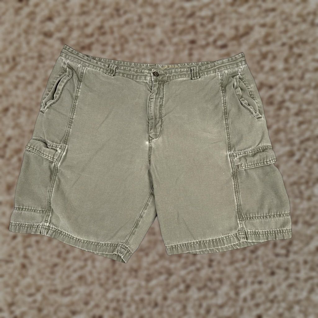 Tommy Bahama Tommy Bahama Shorts Mens 44 Olive Green Cargo Cotton Casual Relax Pockets Size US 44 / EU 60 - 1 Thumbnail