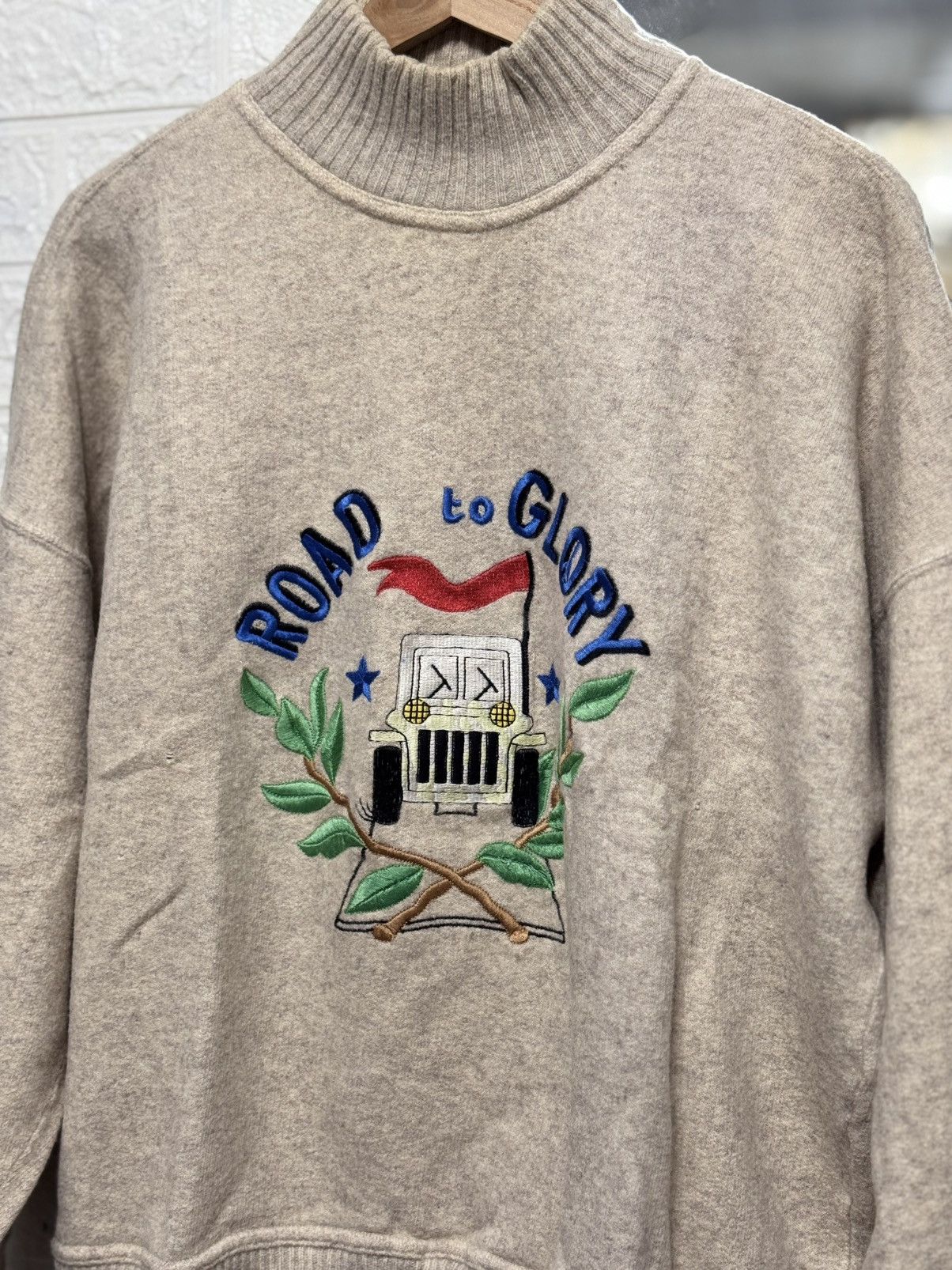 Jean Charles De Castelbajac Vintage 90s Jc De Castelbajac embroidery wool sweater Size US M / EU 48-50 / 2 - 2 Thumbnail