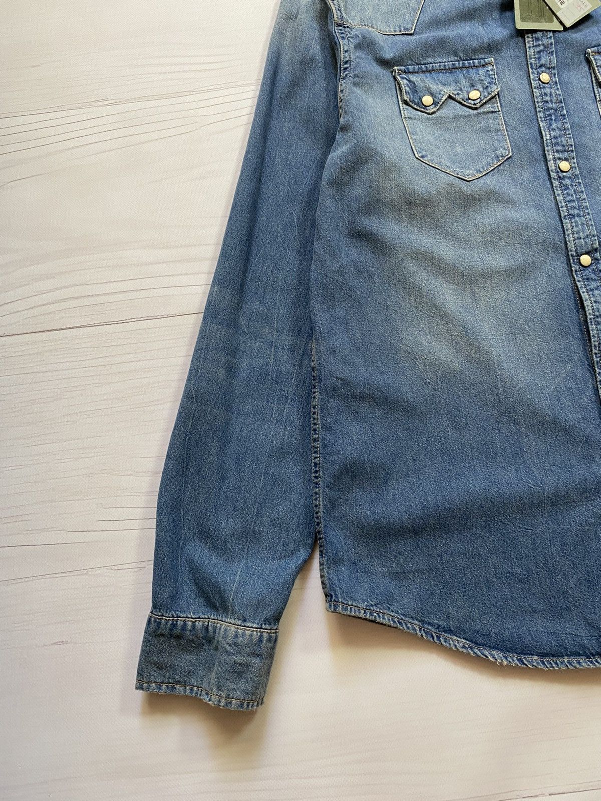 Allsaints Allstaints imonum two pockets jeans button up shirt Size US L / EU 52-54 / 3 - 6 Thumbnail
