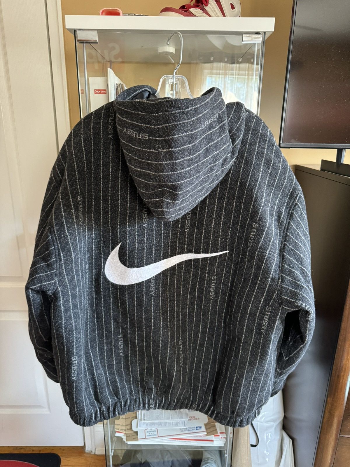 Nike × Stussy Stussy x Nike Striped Wool Jacket | Grailed Nike × Stussy Stussy x Nike Striped Wool Jacket | Grailed