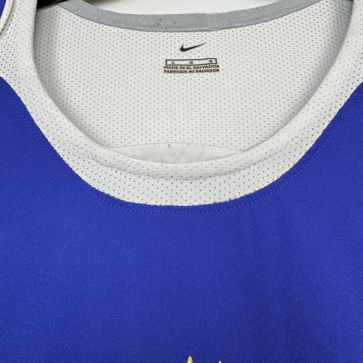 Nike BRAZIL 2004 2005 AWAY FOOTBALL SHIRT SOCCER JERSEY NIKE Size US L / EU 52-54 / 3 - 6 Thumbnail