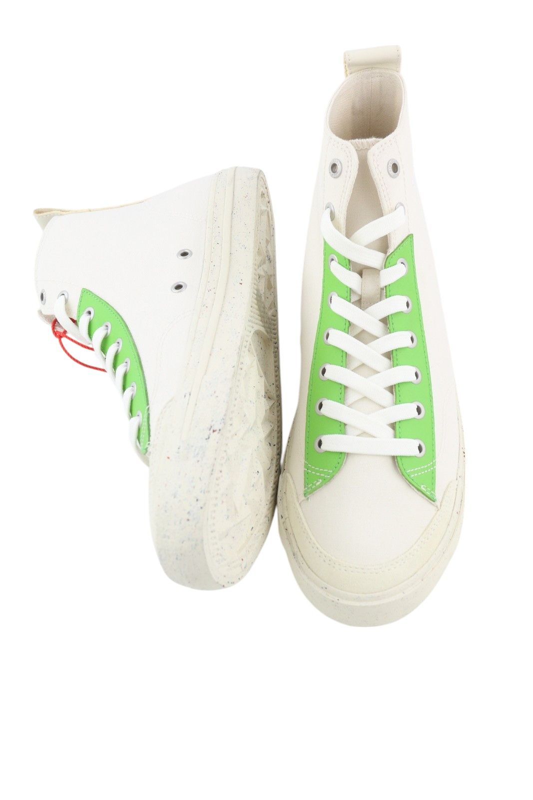 Diesel S-ATHOS MID EU42.5 White Almond Toe Trainers 41122 Size US 9.5 / EU 42-43 - 7 Thumbnail
