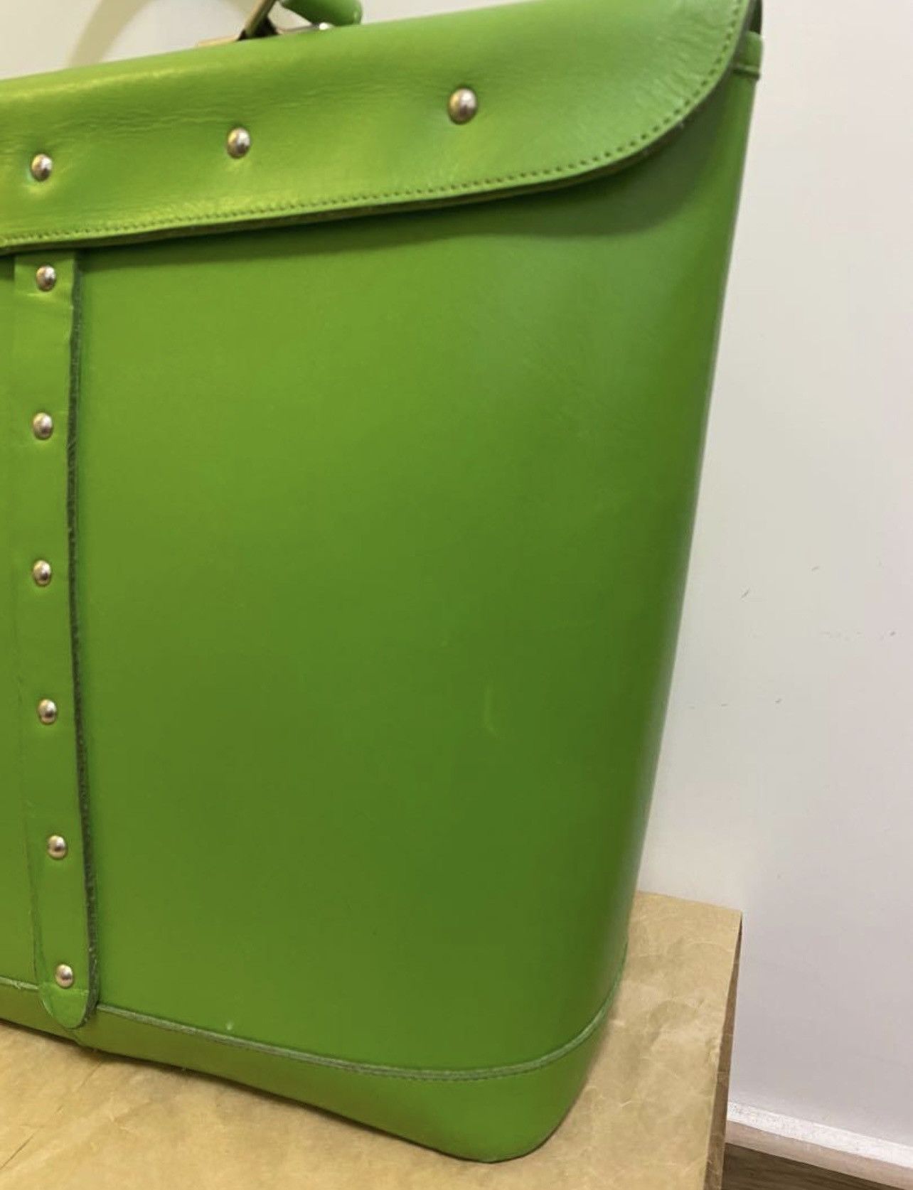 Comme des Garcons 🔥 Vintage Comme des Garçons green leather bag Size ONE SIZE - 9 Thumbnail
