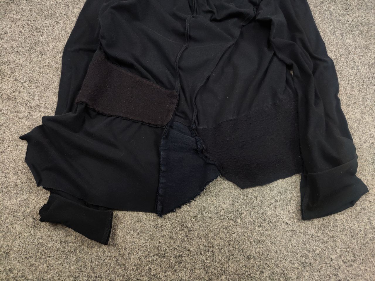 Rundholz black label Design Light Patchwork Navy Long Sleeve