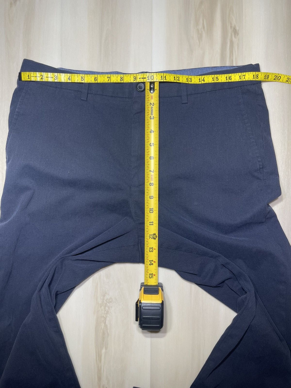 Banana Republic Banana Republic Slim Fit 36x30 Cotton Navy Trousers Dress Size US 36 / EU 52 - 4 Thumbnail