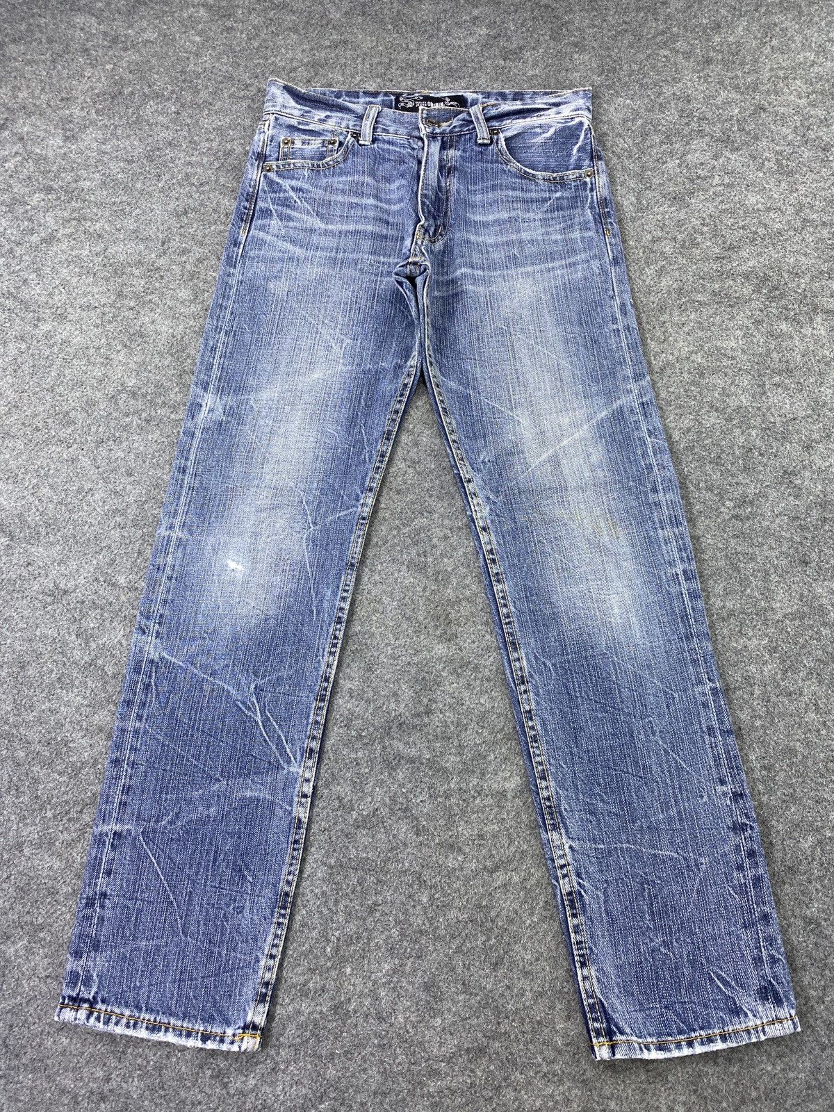 Japanese Brand Oririn Blue Wash Jeans - J1002 Size US 28 / EU 44 - 5 Thumbnail