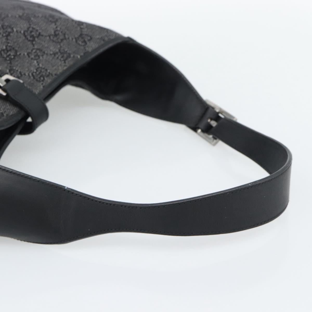 Gucci Gucci GG Canvas Jackie Shoulder Bag Black Size ONE SIZE - 9 Thumbnail