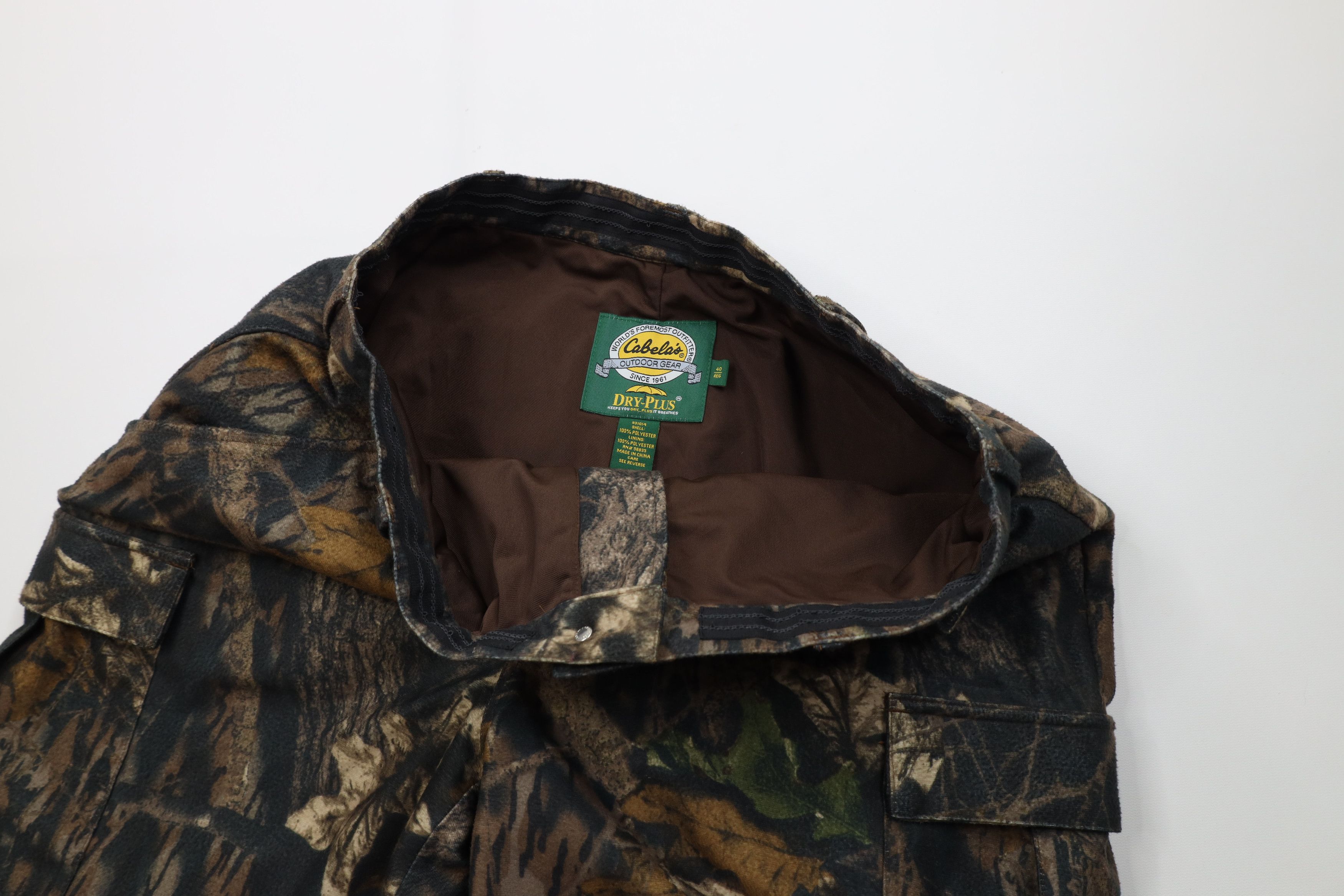 Cabelas Vintage Cabelas Dry Plus Chamois Camouflage Cargo Pants Size US 40 / EU 56 - 9 Thumbnail