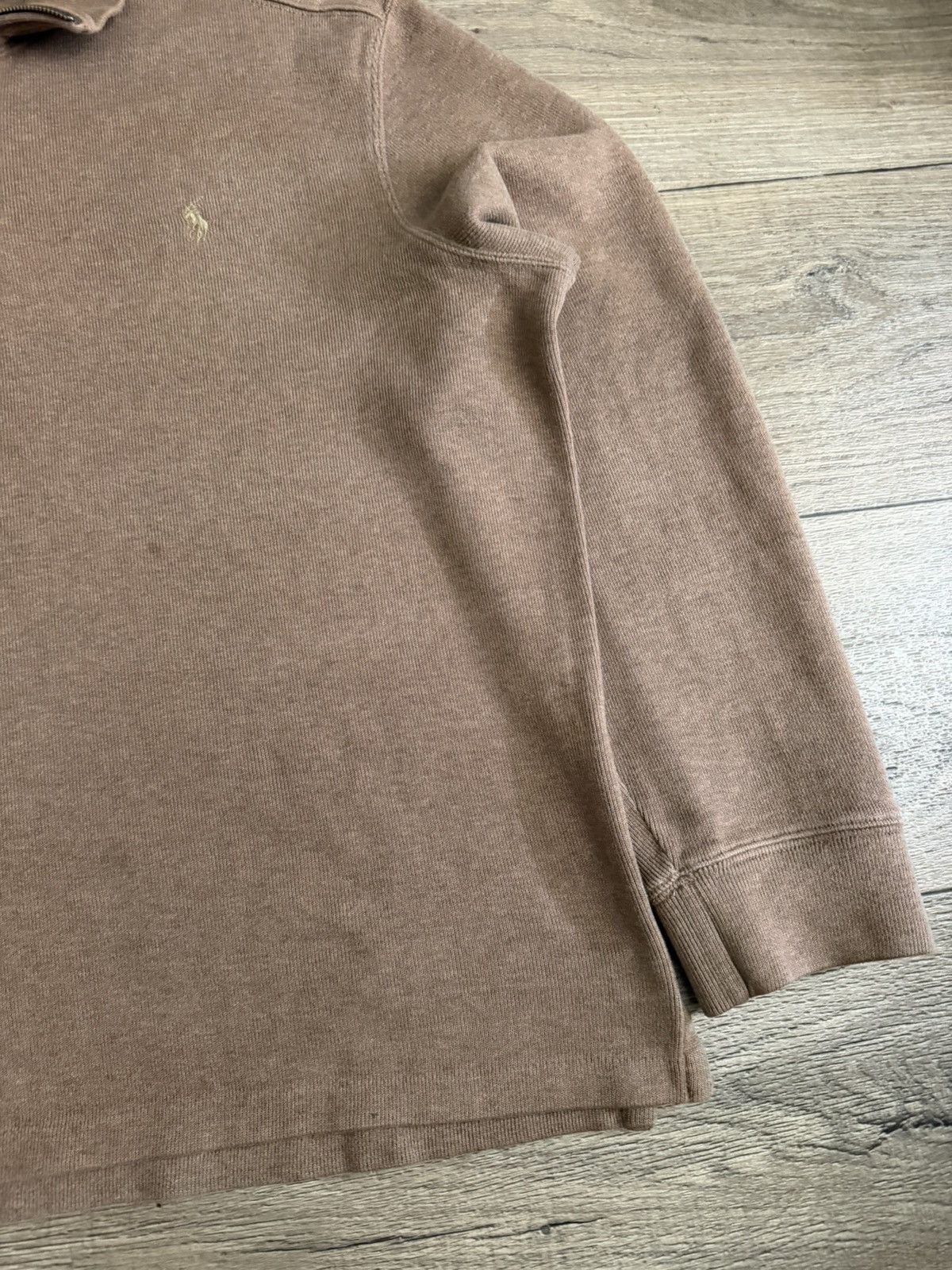 Polo Ralph Lauren Vintage 90’s Polo Ralph Lauren Sweater Brown Quarter zip XL Size US XL / EU 56 / 4 - 3 Thumbnail