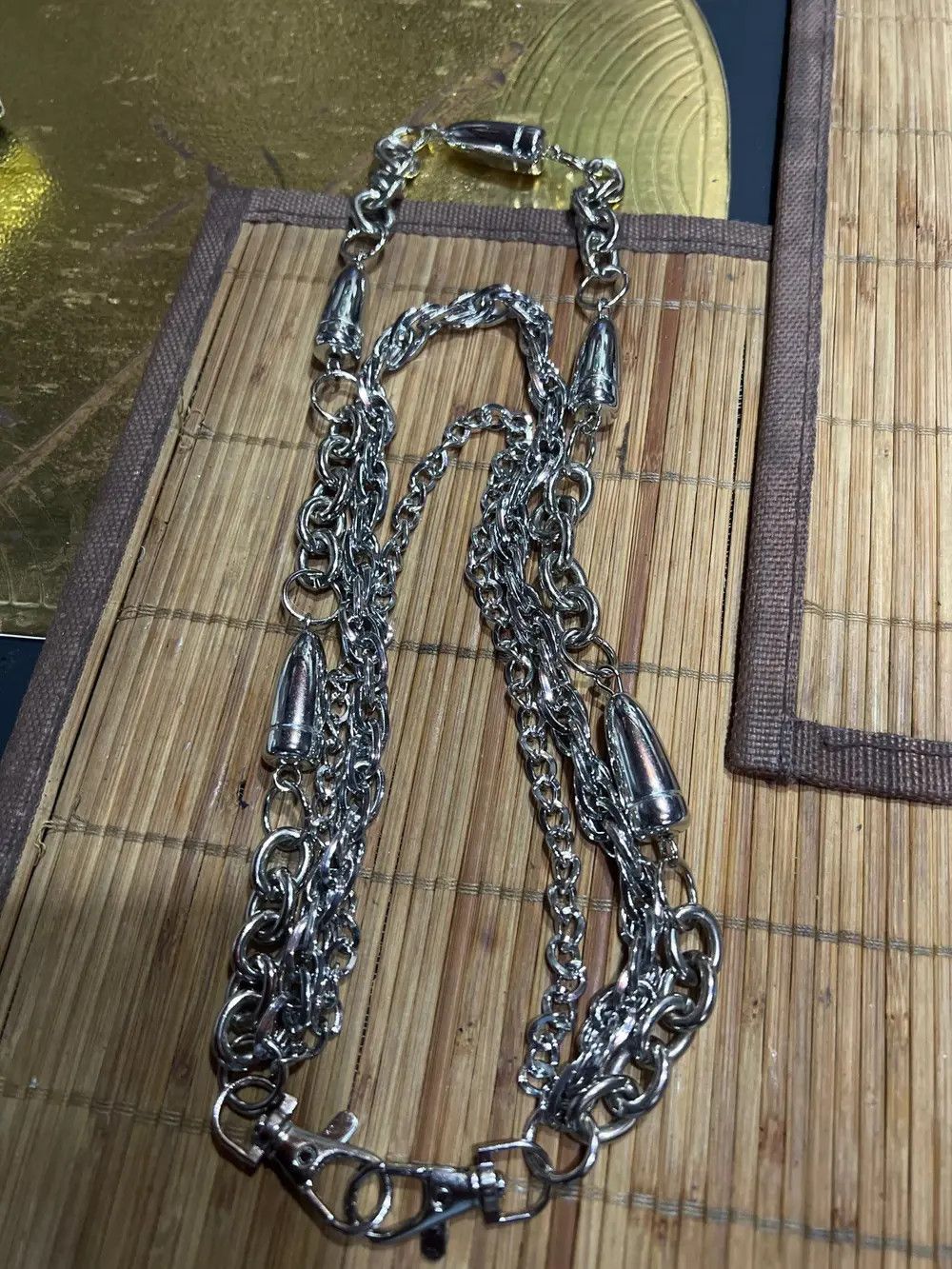 Jewelry Bullet 3 Layer Long Chain Waist Pants Size ONE SIZE - 3 Thumbnail