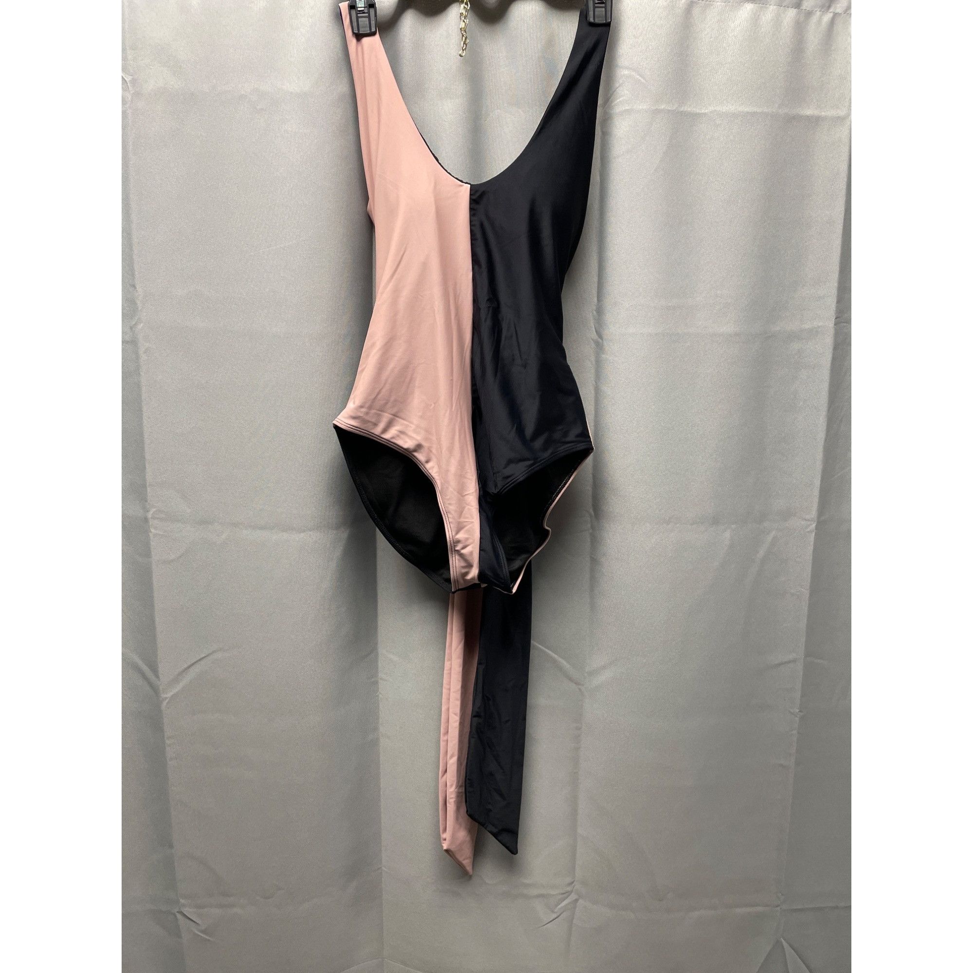 Other Pink Lily Women's Pink & Black Full Coverage Swimsuit Size Size L / US 10 / IT 46 - 5 Thumbnail