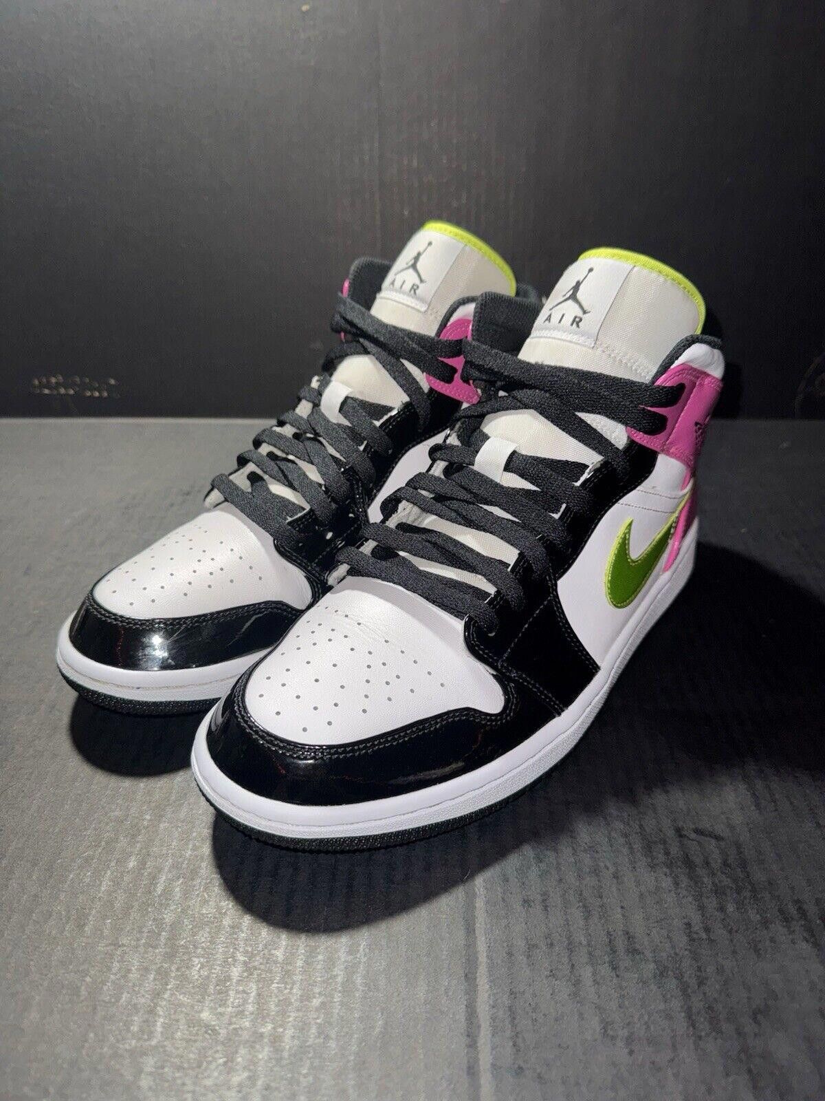Jordan Brand Nike Air Jordan 1 Retro Mid Cyber Pink CZ9834-100 - Sz 10.5 Size US 10.5 / EU 43-44 - 4 Thumbnail