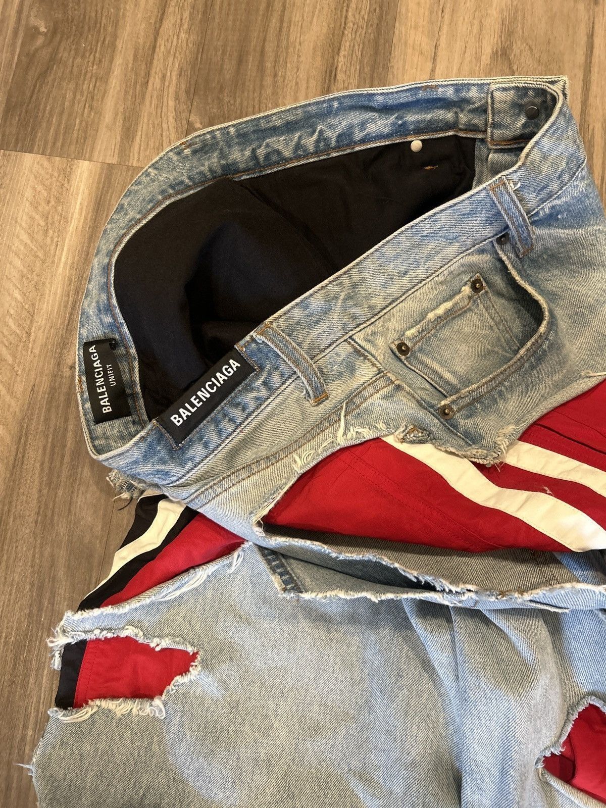 Balenciaga Balenciaga AW21 afterworld Slashed Denim Size US 32 / EU 48 - 4 Thumbnail