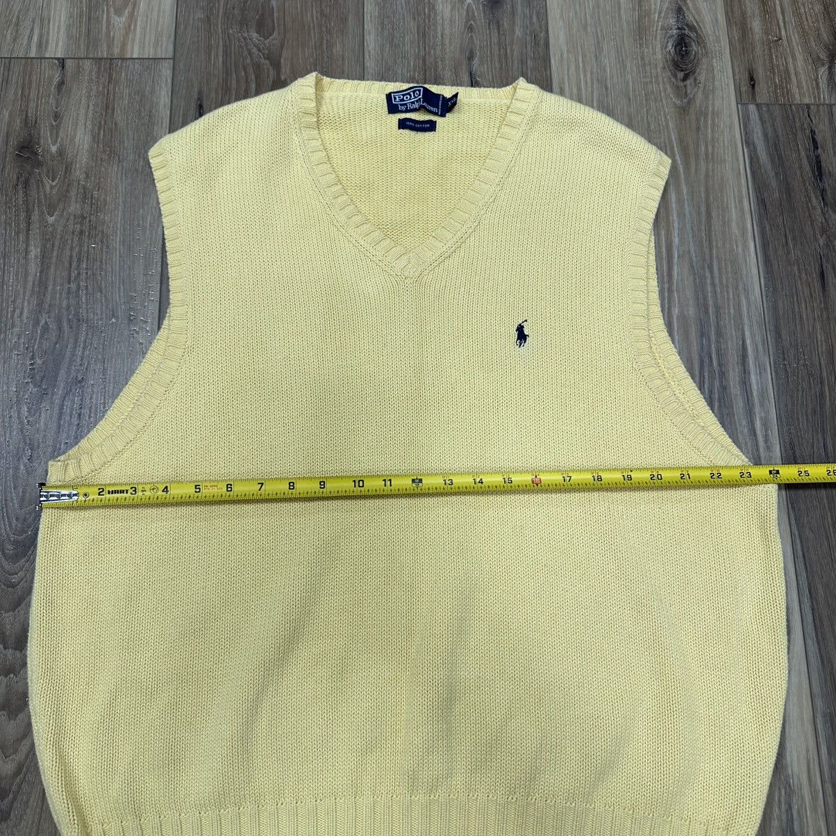 Polo Ralph Lauren Vintage 90s Polo Ralph Lauren 100% Cotton Knit Sweater Vest Size US XXL / EU 58 / 5 - 6 Thumbnail