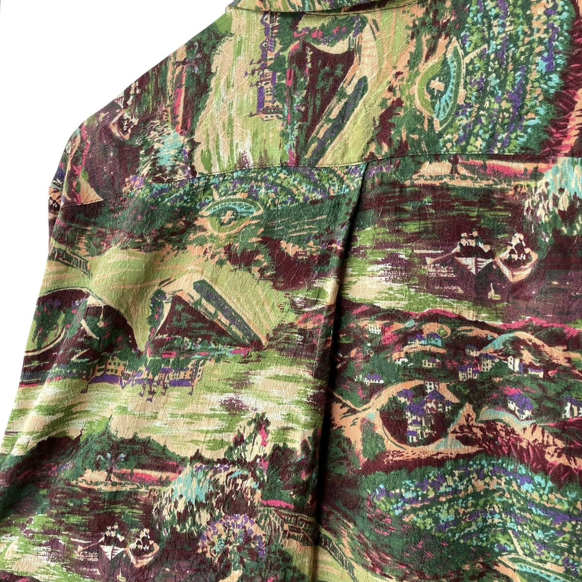 Harry Rosen Harry Rosen Canada Rayon Blend Nature Print Luxury Shirt Size US L / EU 52-54 / 3 - 7 Thumbnail