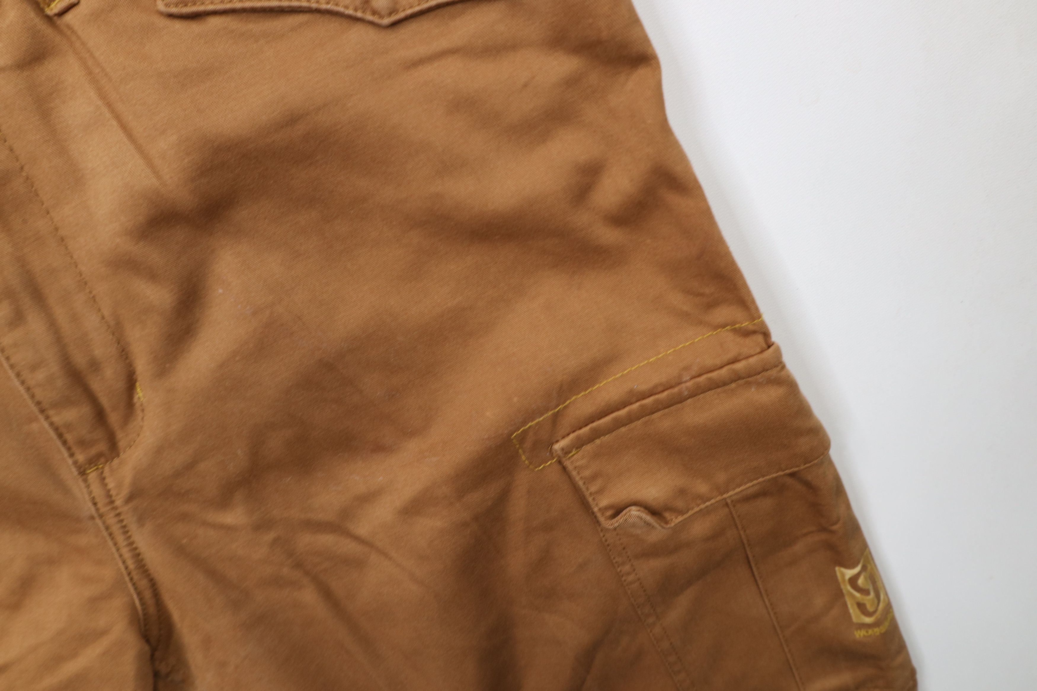 Sean John × Vintage Vintage 90s Y2K Sean John Baggy Wide Leg Cargo Pants Brown Size US 32 / EU 48 - 8 Thumbnail