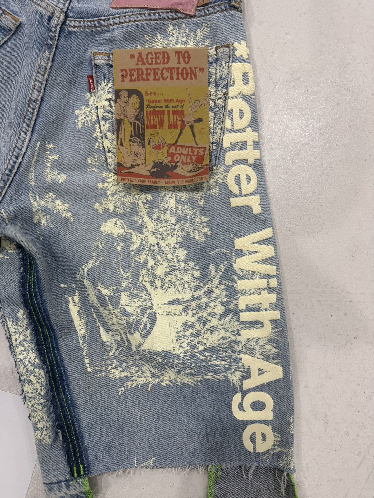 Better With Age BETTER WITH AGE ‘TERESA DBL’ DENIM SHORTS Size US 30 / EU 46 - 7 Thumbnail