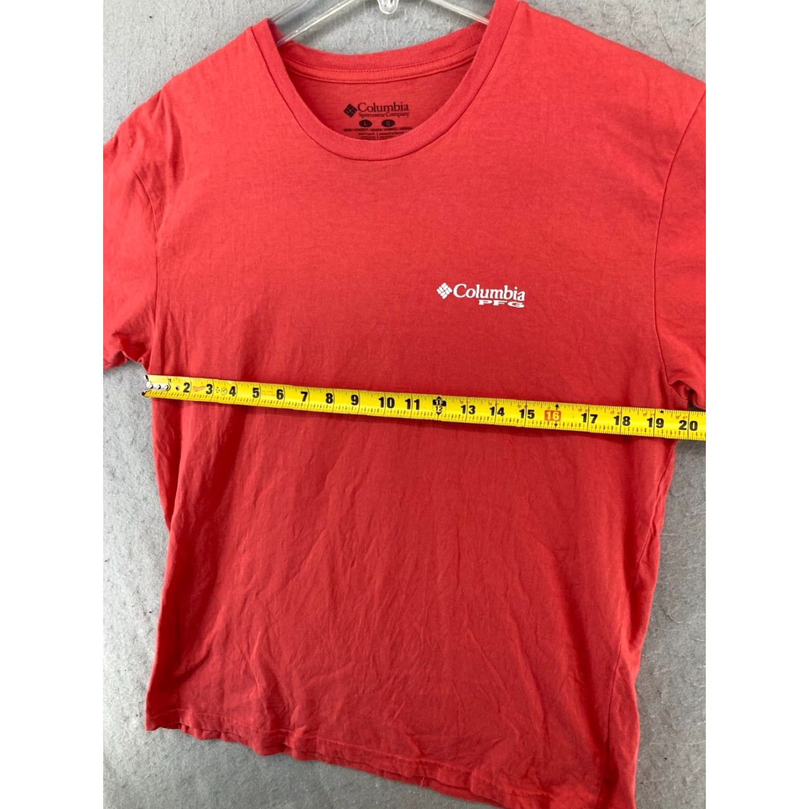 Vintage Columbia PFG Mens TShirt Large Red USA Outdoor Shirt Size US L / EU 52-54 / 3 - 2 Thumbnail