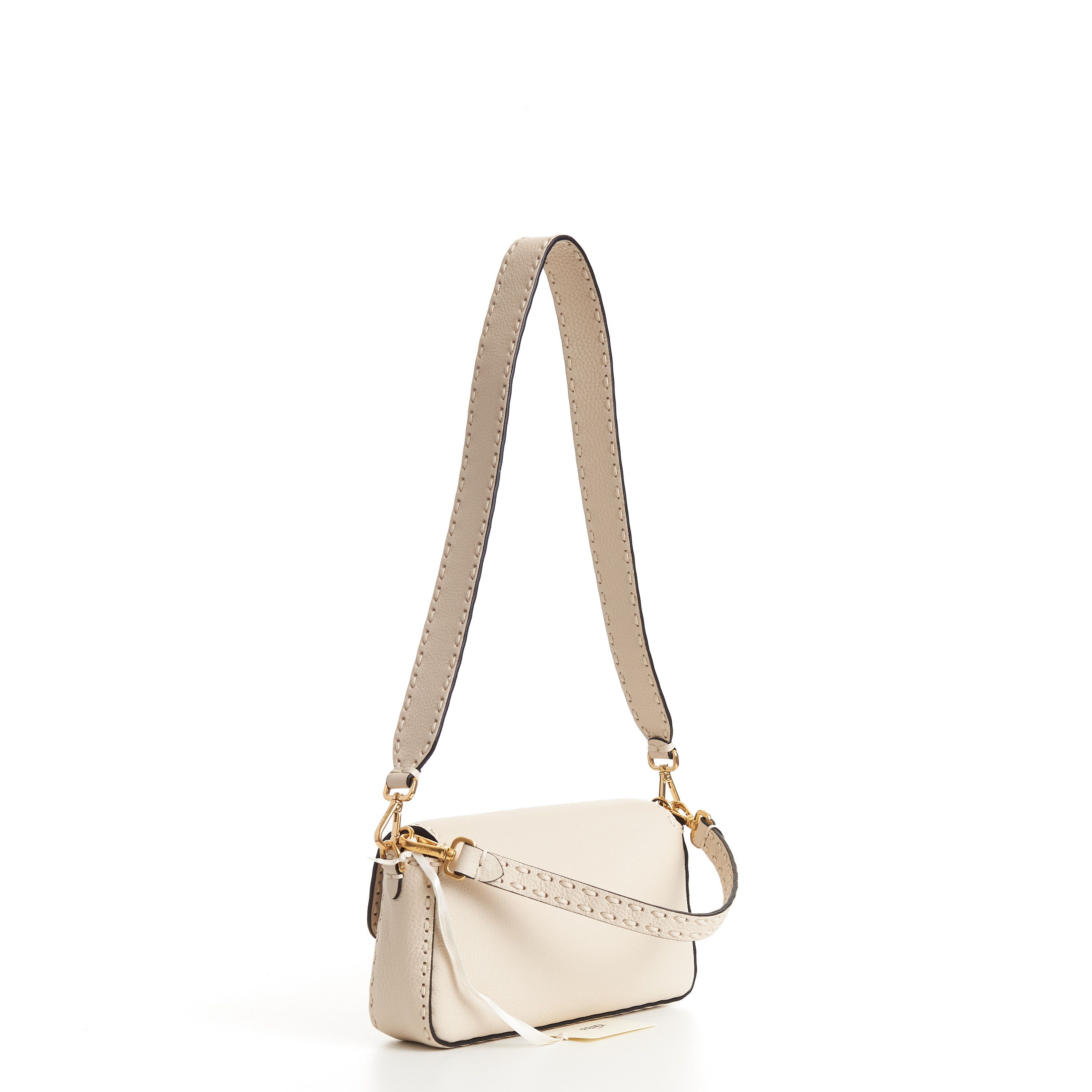 Fendi Baguette - Camellia Selleria Bag With Oversize Topstitching Size ONE SIZE - 5 Thumbnail