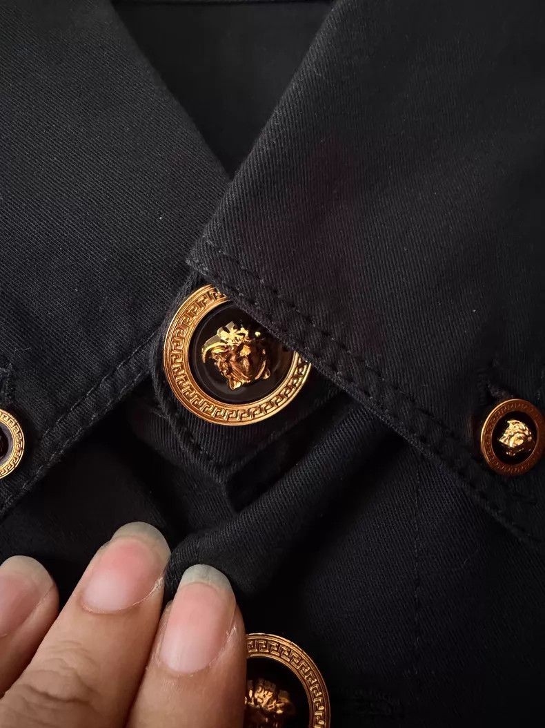 Versace Versace Denim jacket top Size US L / EU 52-54 / 3 - 4 Thumbnail
