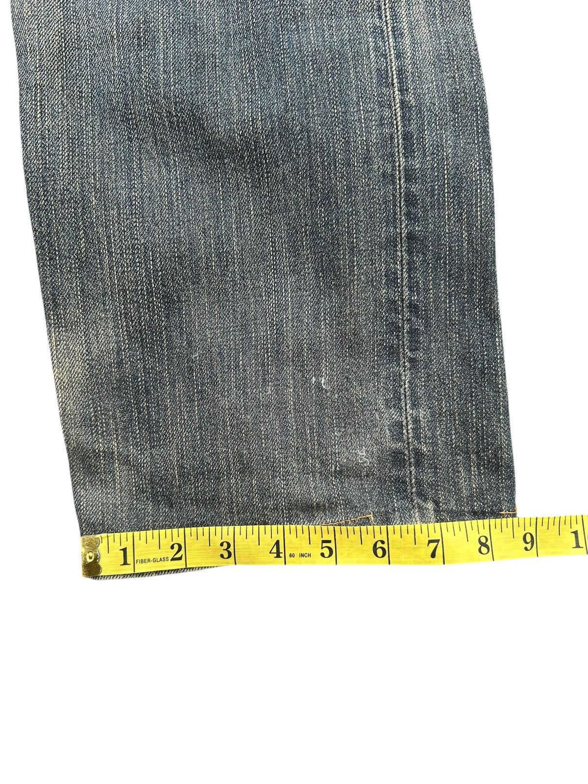 Japanese Brand × Kapital × Vintage Vintage Edwin Selvedge Distressed Denim Jeans Size US 32 / EU 48 - 20 Thumbnail