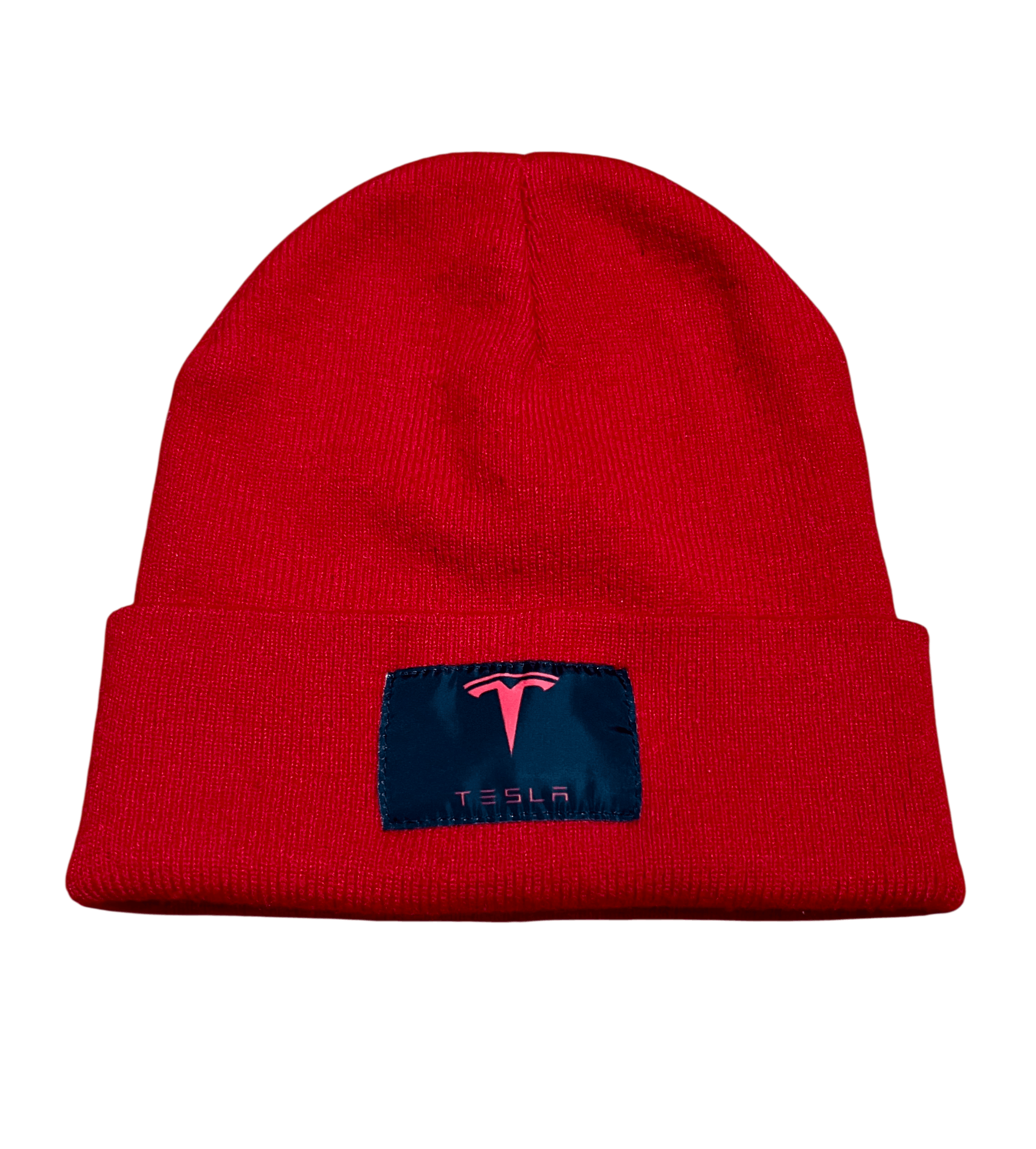 Other Tesla Red & Black Beanie Embroidered Hat Size ONE SIZE - 1 Thumbnail