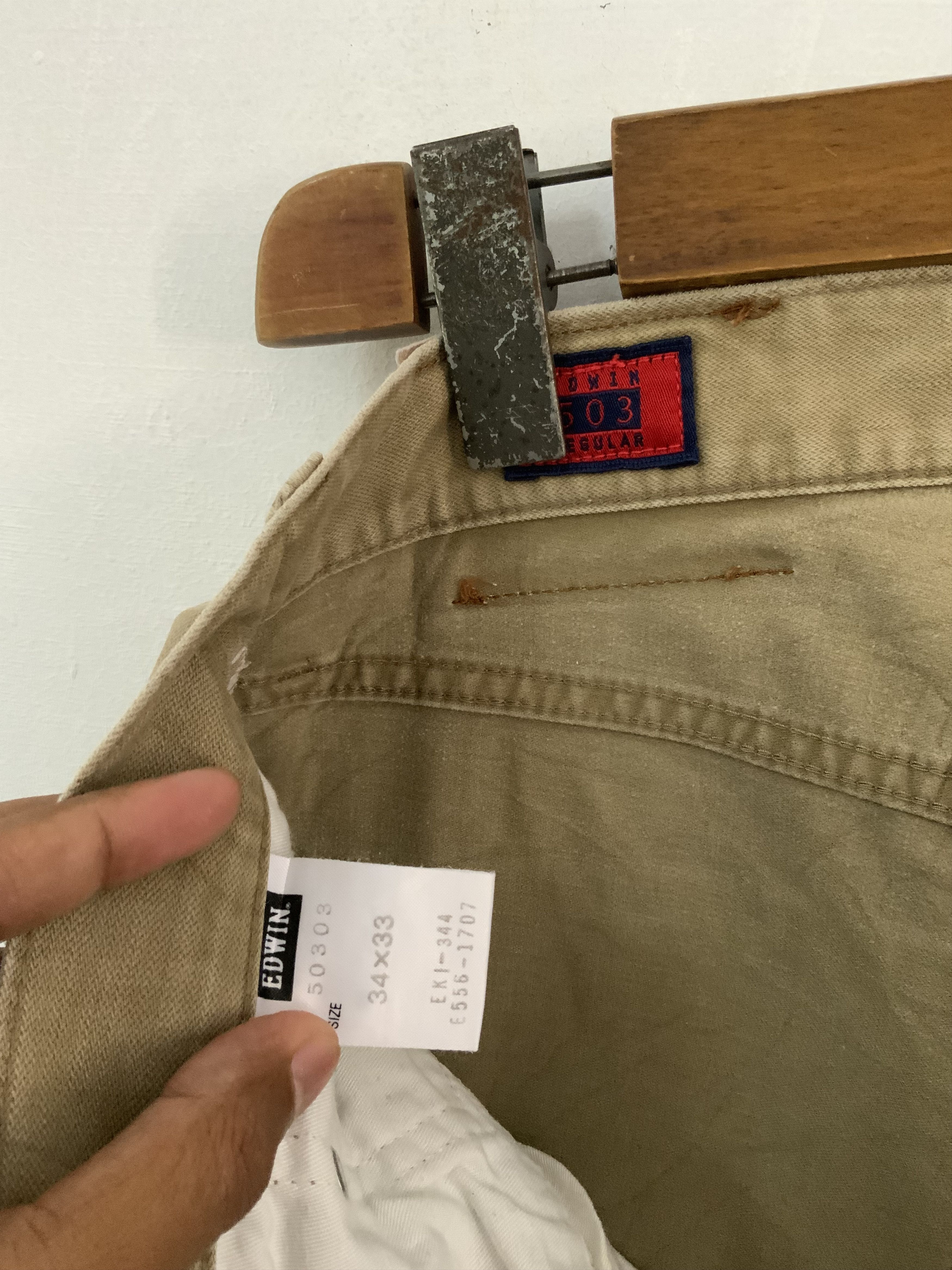 Edwin Vintage Edwin 503 Japan Made Fade Pant Size US 34 / EU 50 - 10 Thumbnail