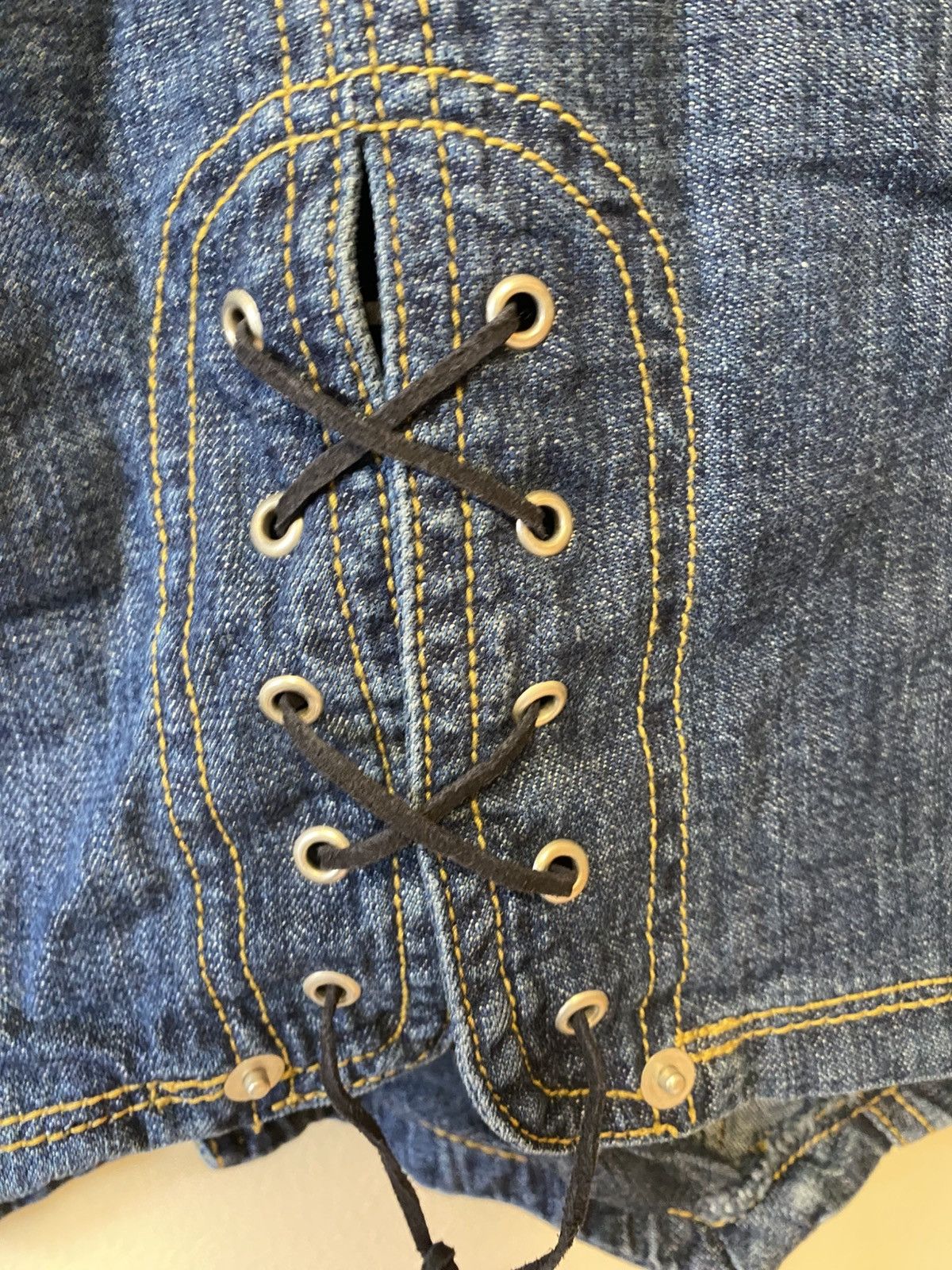 Vintage International Male Denim Vest Size US XL / EU 56 / 4 - 3 Thumbnail