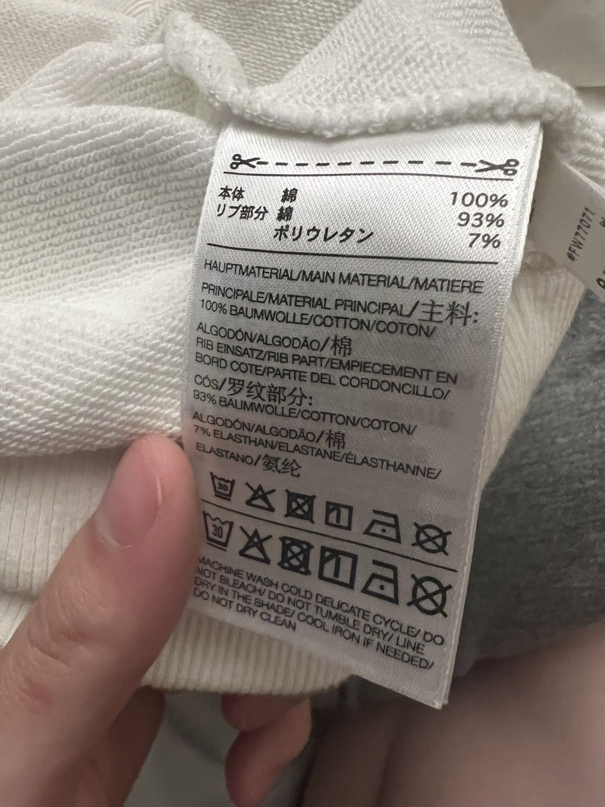 Adidas × Y-3 × Yohji Yamamoto Y-3 Classic White Hoodie Size US S / EU 44-46 / 1 - 5 Thumbnail