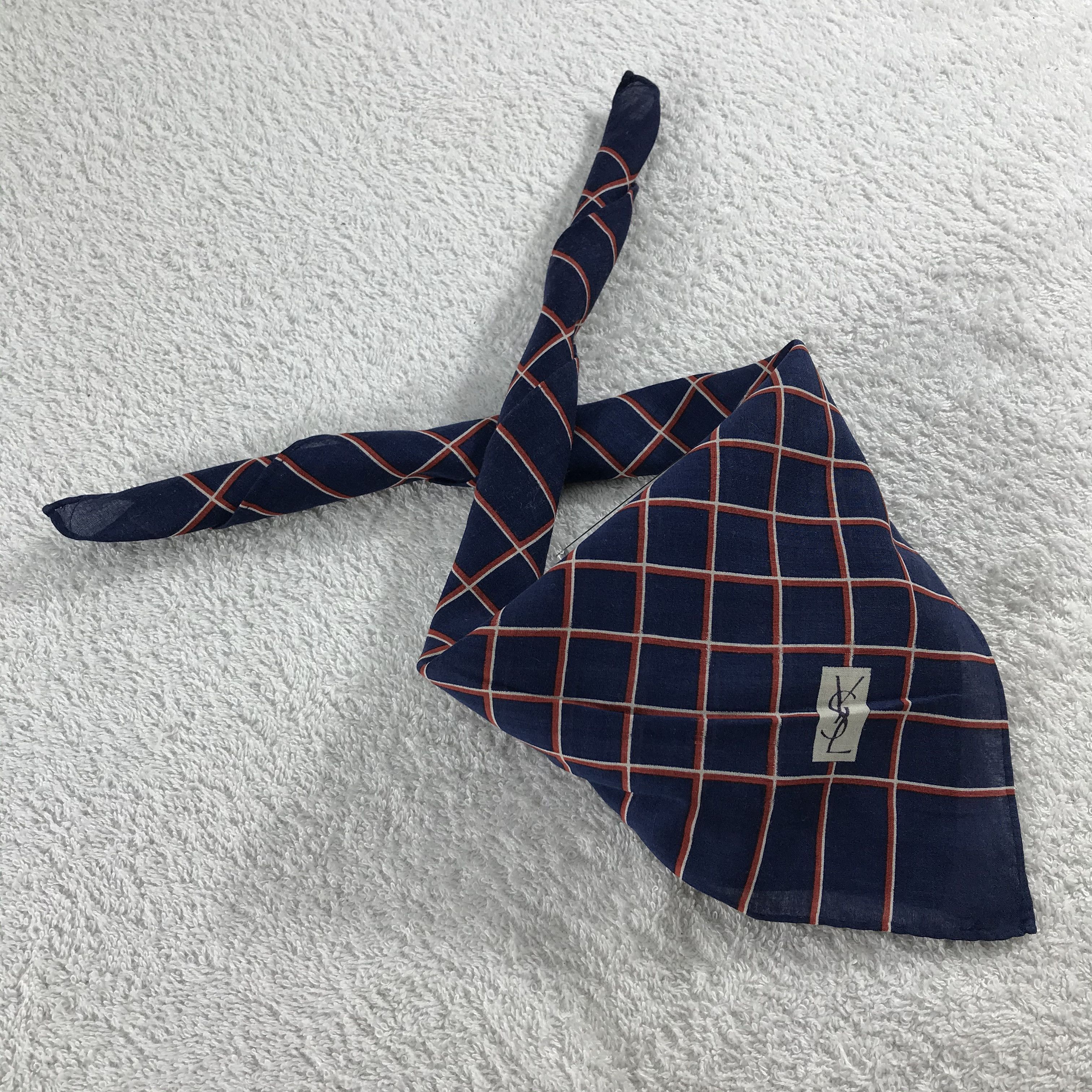Vintage × Yves Saint Laurent Yves Saint Laurent Bandana/ Handkerchief / Neckerchief Size ONE SIZE - 2 Thumbnail
