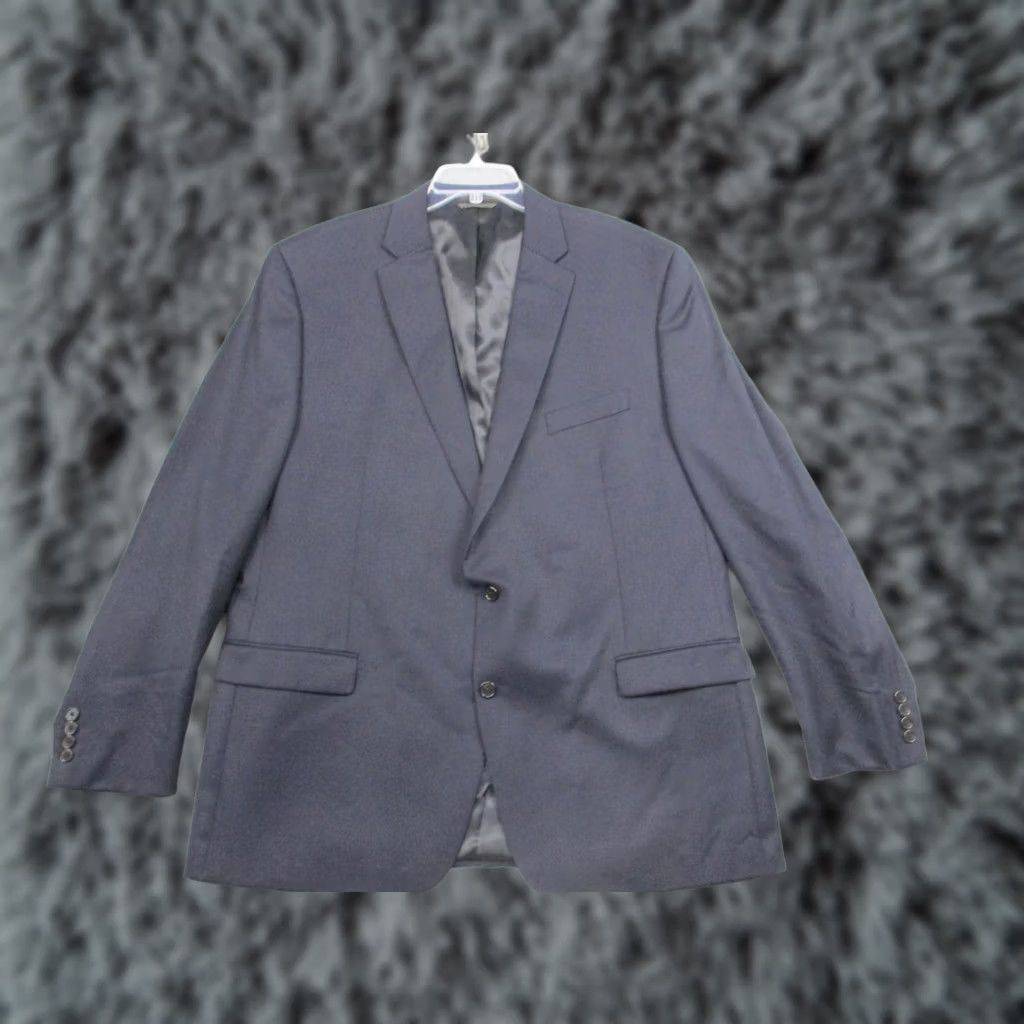 Ralph Lauren Lauren Ralph Lauren Blazer Jacket Mens 48L Blue Wool Sport Coat Classic 2 Button Size 48R - 1 Thumbnail
