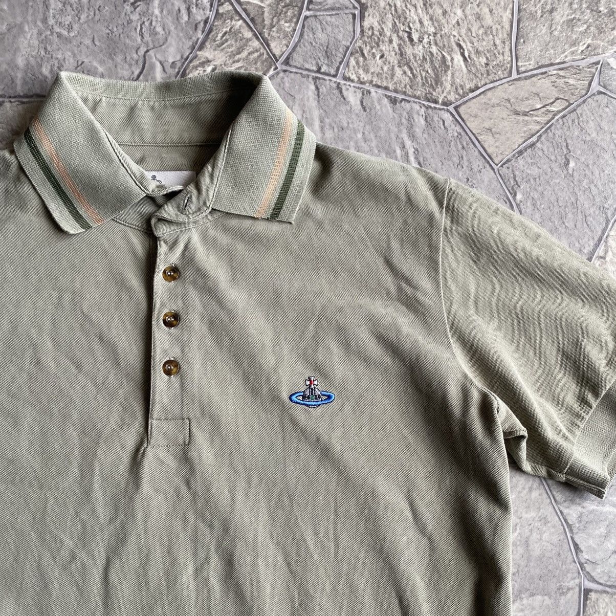 Vivienne Westwood Vivienne Westwood Polo T-Shirt Orb Logo Luxury Size US L / EU 52-54 / 3 - 5 Thumbnail