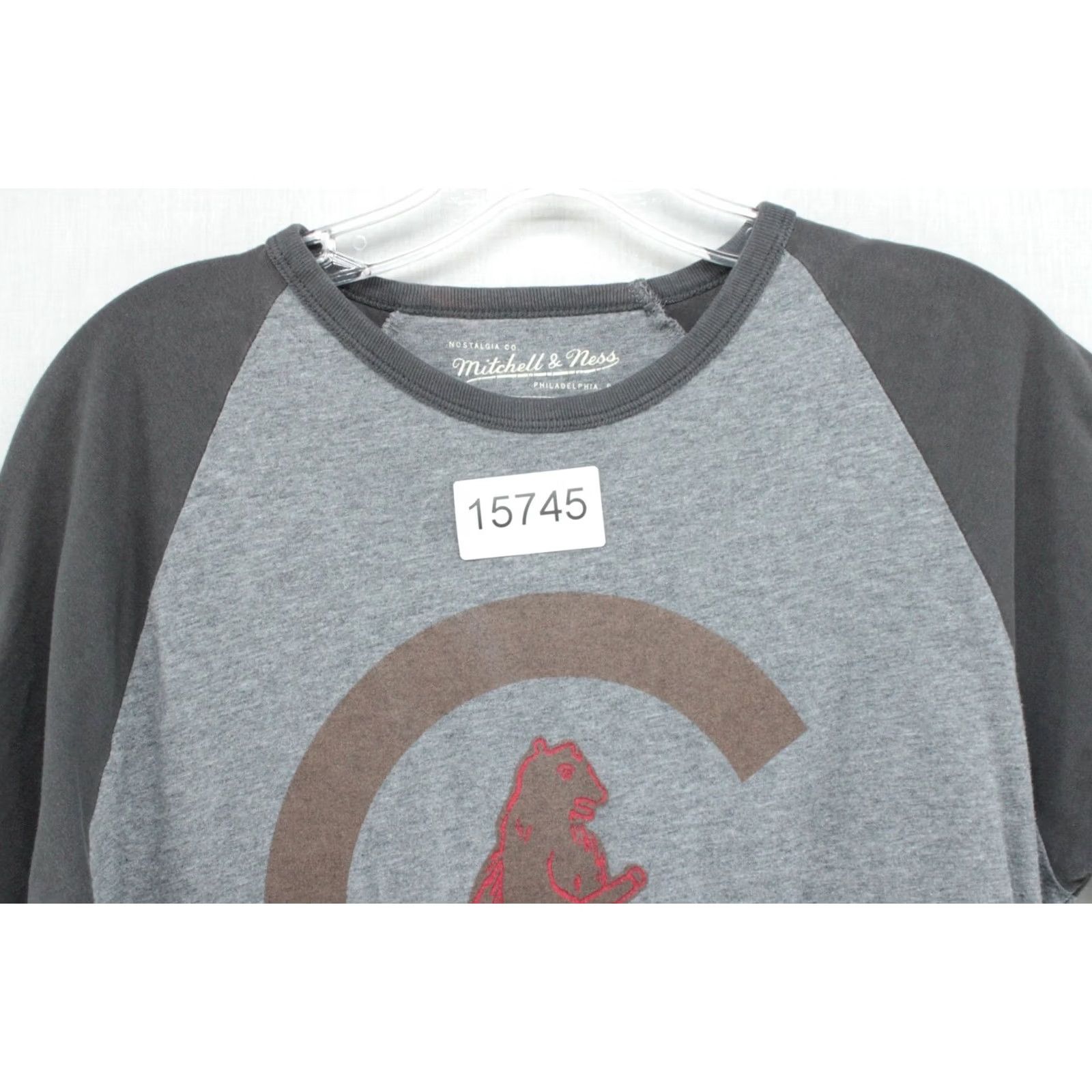 Mitchell & Ness Mitchell & Ness Chicago Cubs 1908 Shirt Mens Medium Gray 3/4 Sleeve MLB Baseball Size US M / EU 48-50 / 2 - 7 Thumbnail