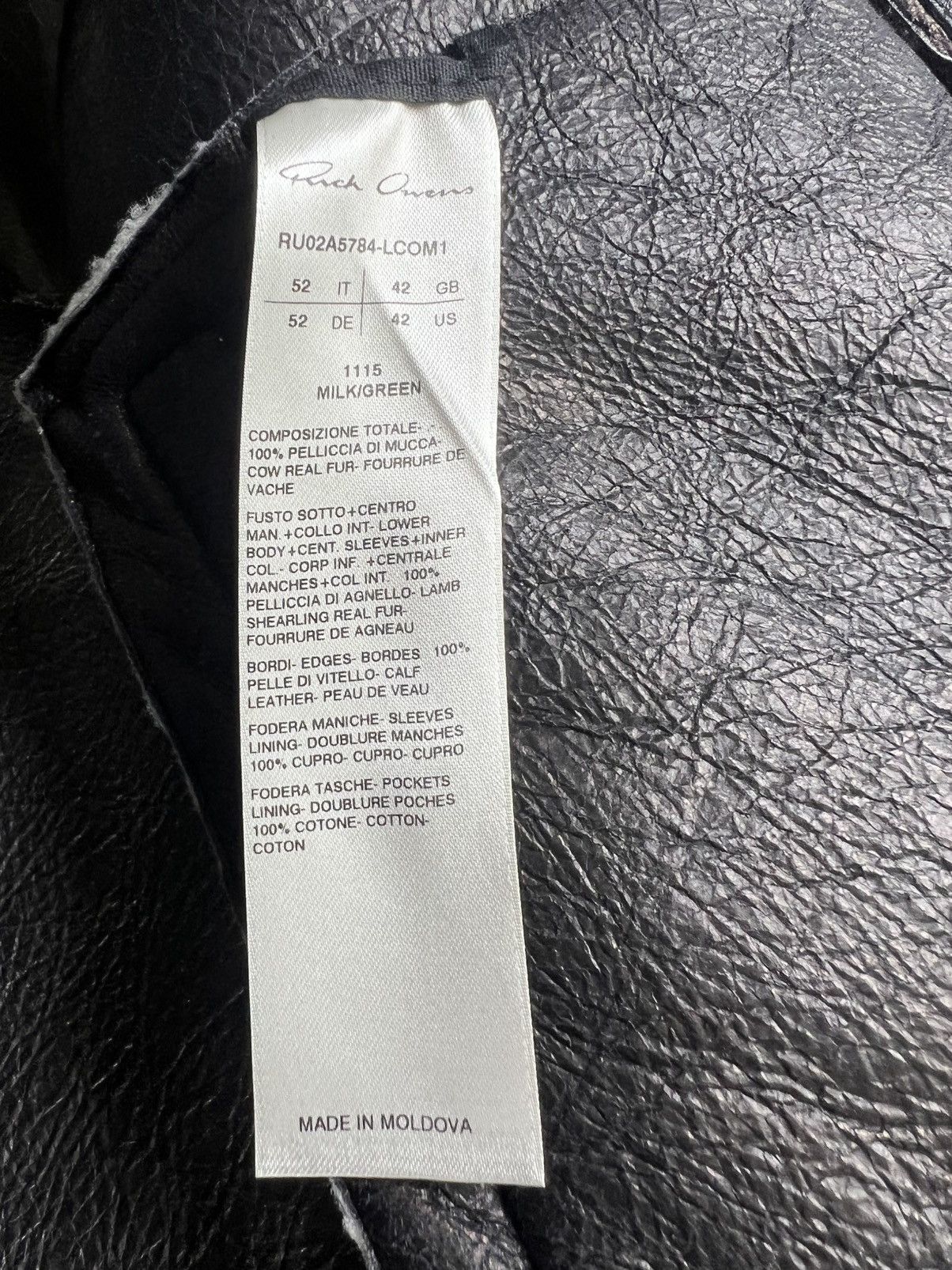 Rick Owens NEW WITH TAGS FW21 Gethsemane Keith jacket Size US L / EU 52-54 / 3 - 7 Thumbnail