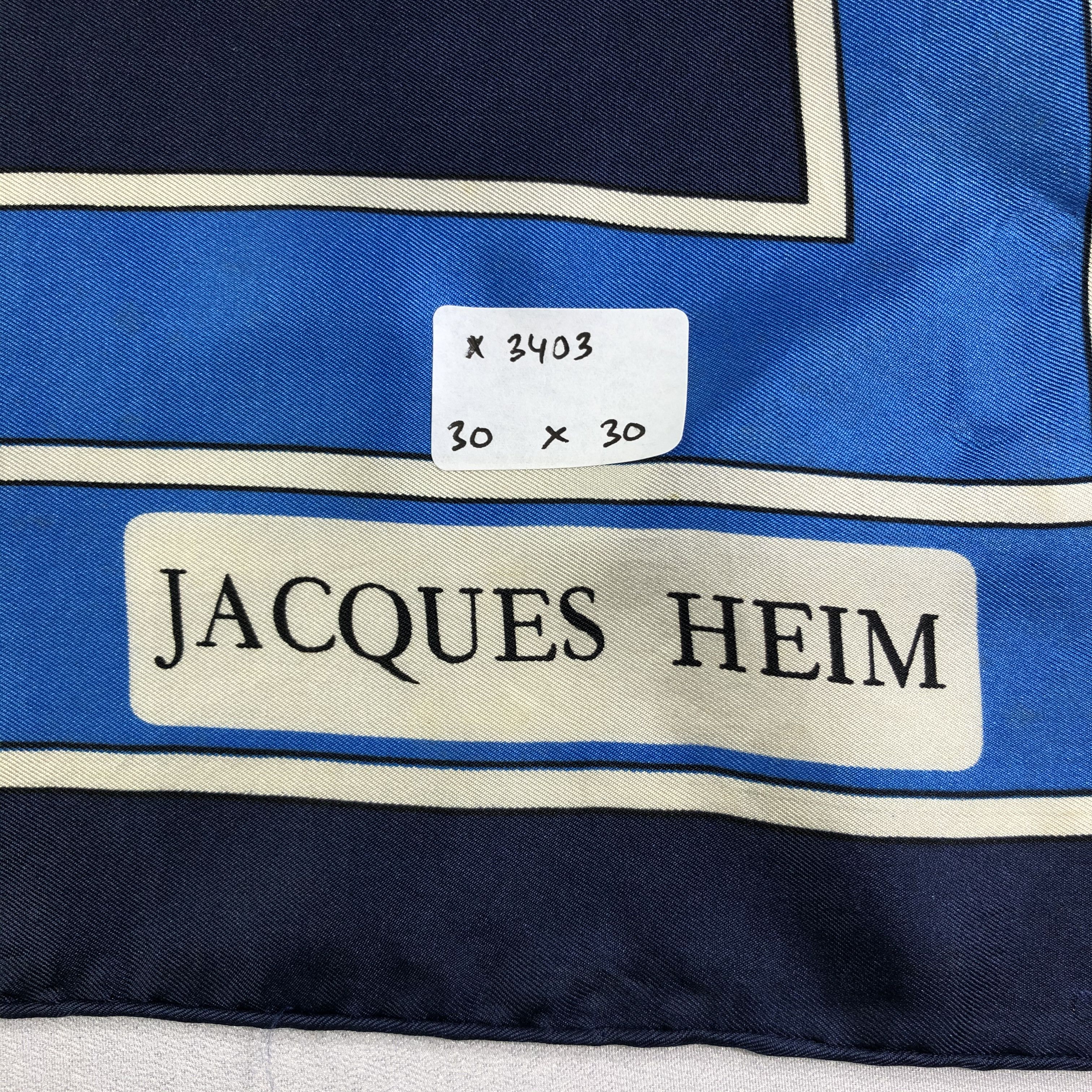 Vintage Vintage Jacques Heim Silk Scarf Size ONE SIZE - 6 Thumbnail