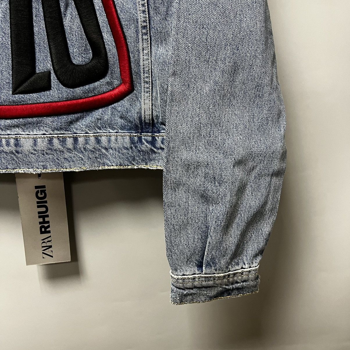 Rhude × Zara RHUDE x Zara CROPPED DENIM JACKET LIMITED Rhuigi NWT NEW Size US S / EU 44-46 / 1 - 9 Thumbnail
