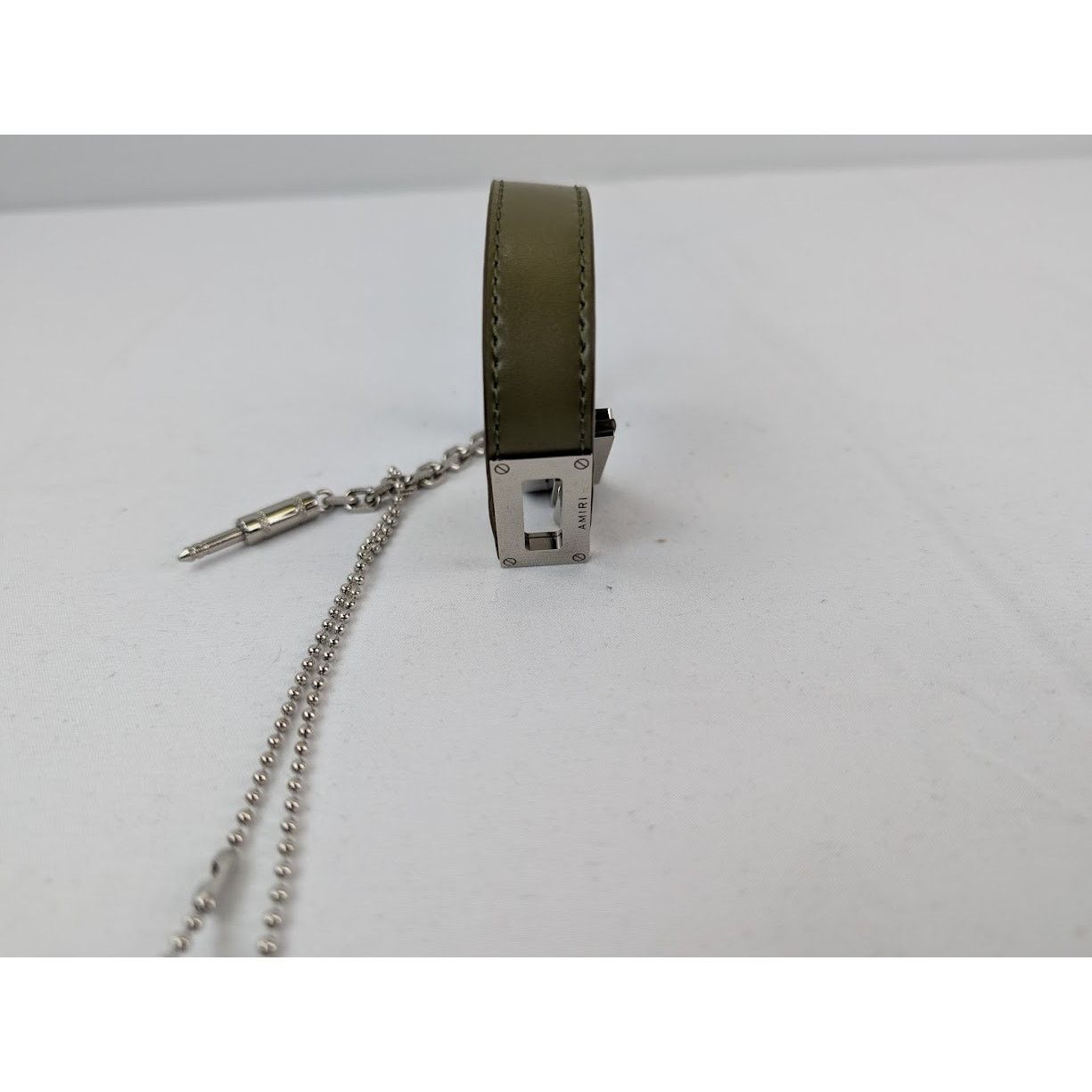 Amiri o1rshd1 Q:2 / Size: OS / Pebbled Jax Bracelet Military Green Size ONE SIZE - 7 Thumbnail