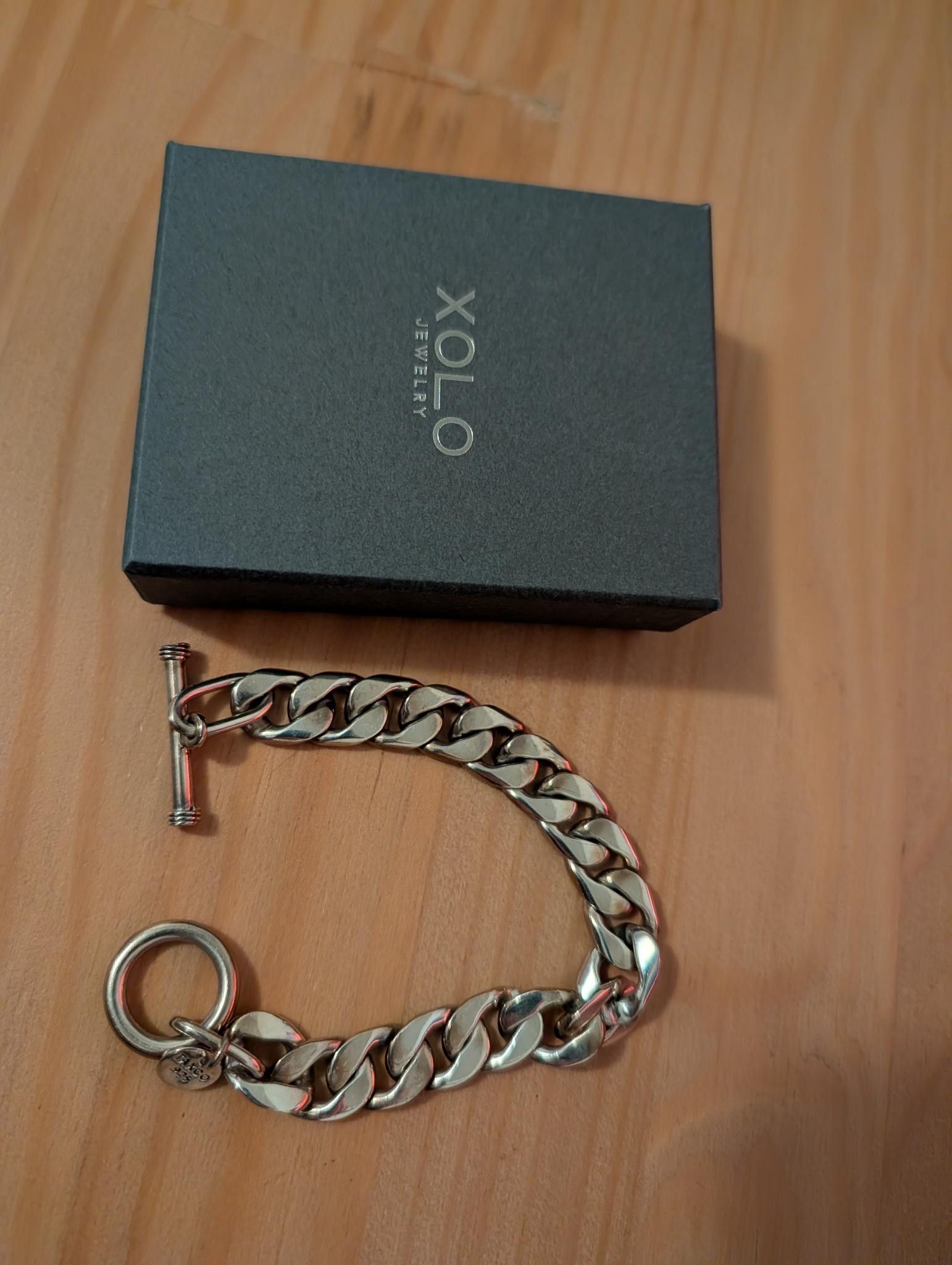 Japanese Brand XOLO JEWELRY basic link bracelet -14mm- Size ONE SIZE - 4 Thumbnail
