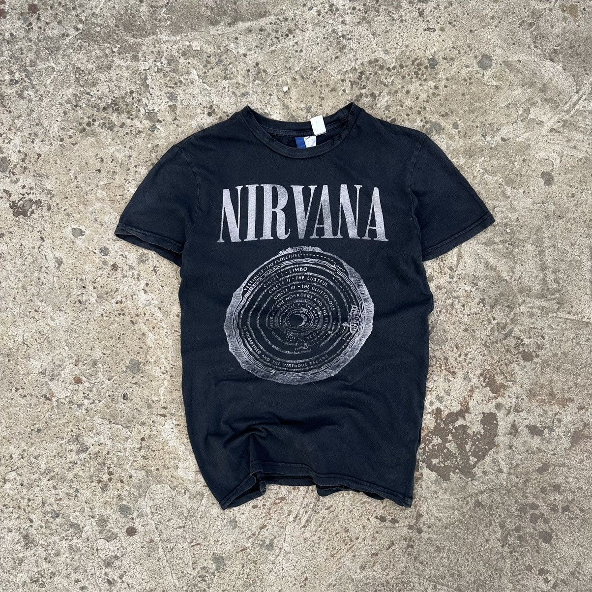 Vintage T-shirts Nirvana Band Tee Rock Big Logo Y2K 00s