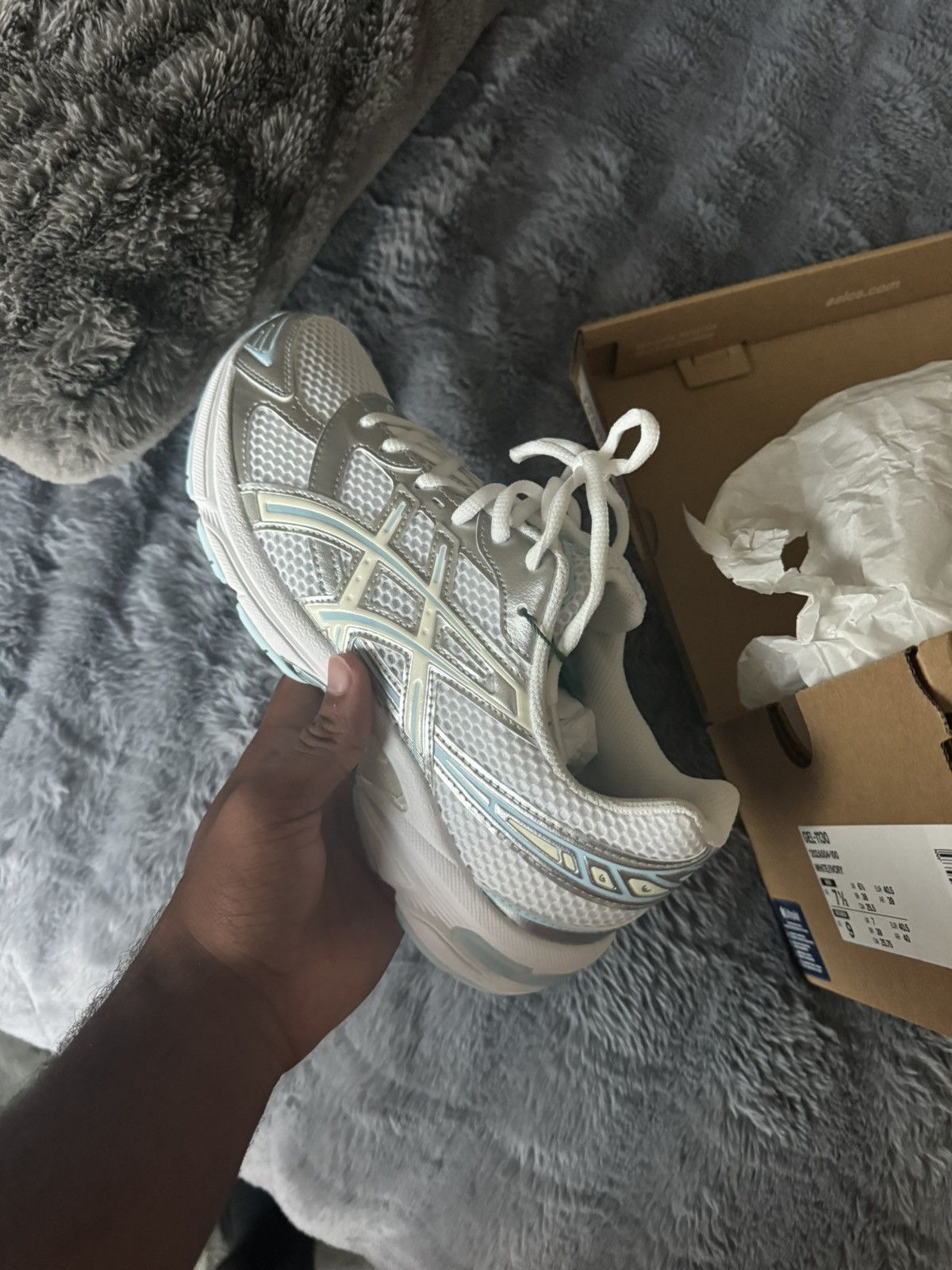 Asics ASICS GEL-1130 WHITE/IVORY Size US 7.5 / EU 40-41 - 2 Thumbnail