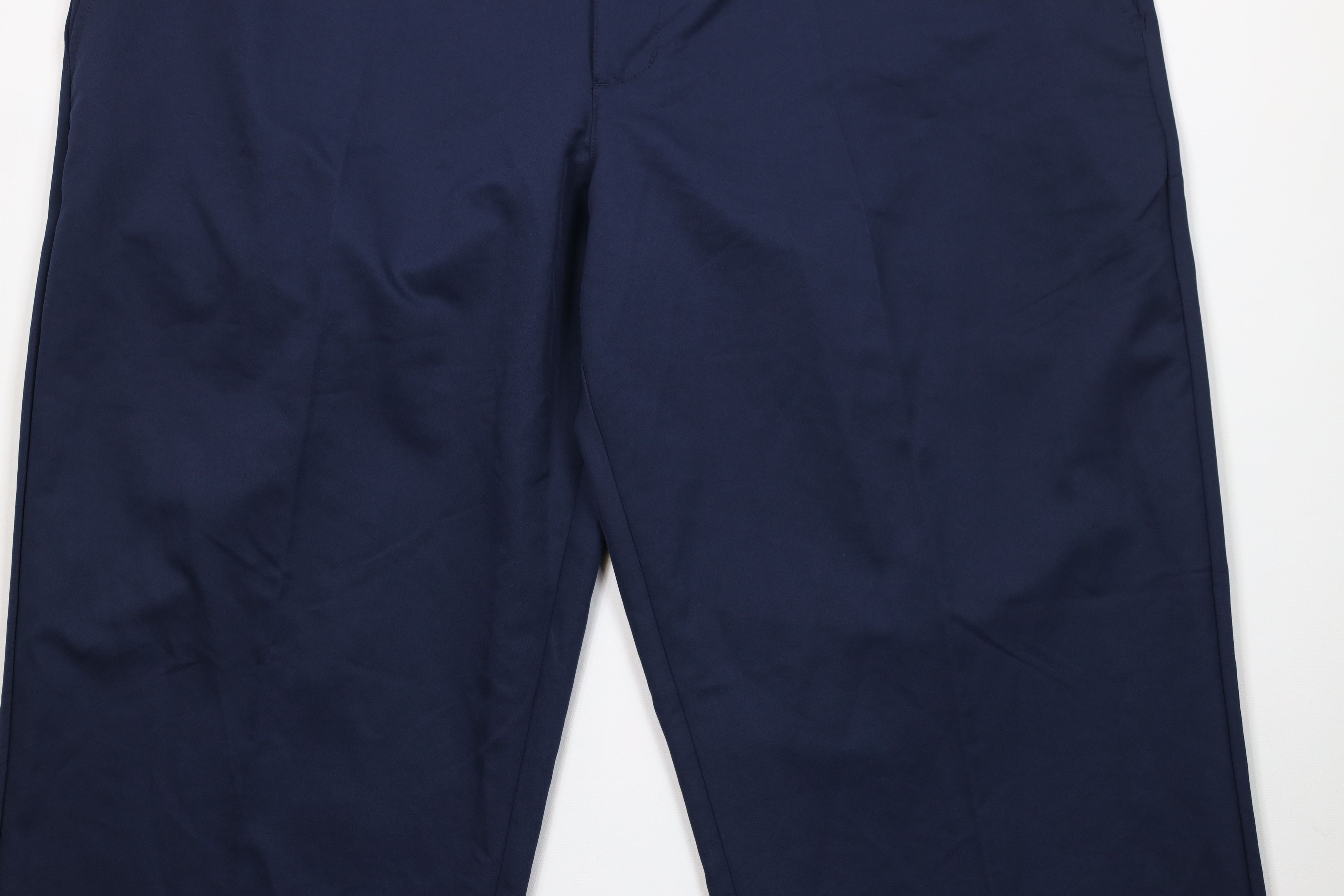 Adidas Vintage Y2K Adidas Golf Spell Out Wide Leg Chino Pants Blue Size US 38 / EU 54 - 3 Thumbnail