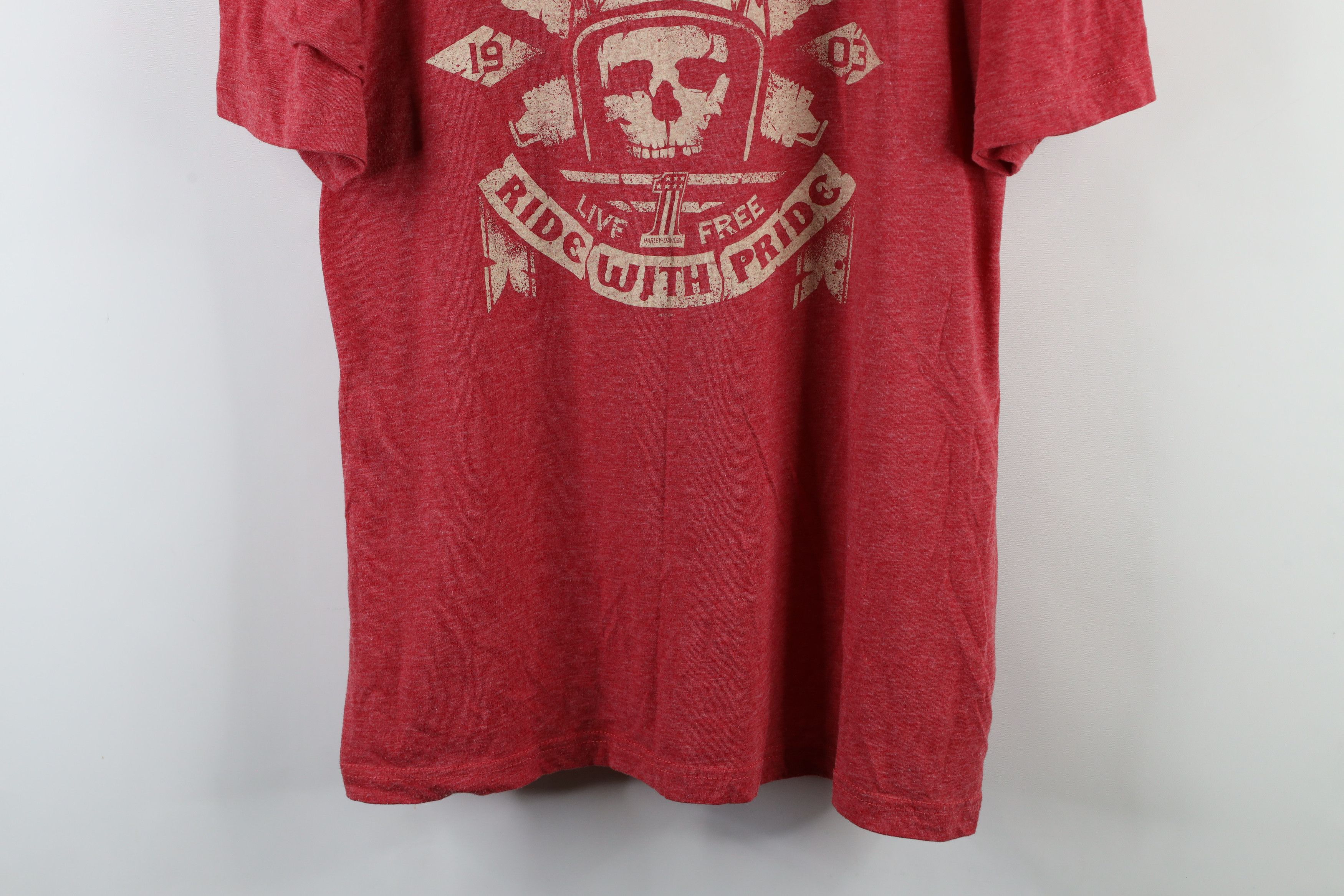 Harley Davidson × Vintage Vintage Y2K Harley Davidson Skull Skeleton Jersey T-Shirt Size US XXL / EU 58 / 5 - 3 Thumbnail