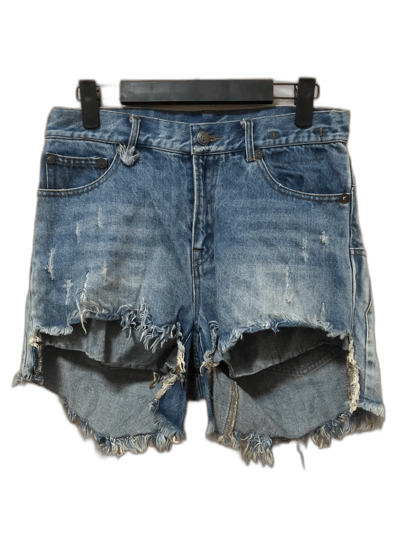 R13 R13 Distressed Denim Shorts Size 27 Size US 27 - 1 Thumbnail