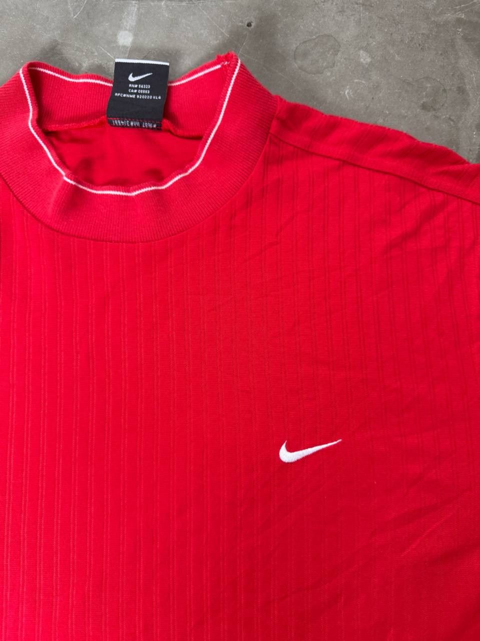 Nike Vintage Red Nike Tee/ T-Shirt Size US L / EU 52-54 / 3 - 3 Thumbnail