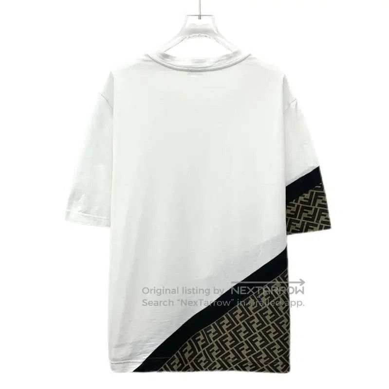 Fendi Fendi Men's White Cotton T-Shirt Size XL . Size US XL / EU 56 / 4 - 2 Thumbnail
