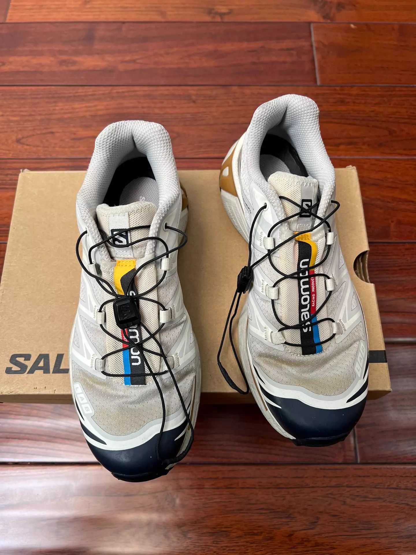 Salomon Salomon XT-6 Trail Running Shoes Orange Lightly Used 38.5 Size US 8 / IT 38 - 2 Thumbnail