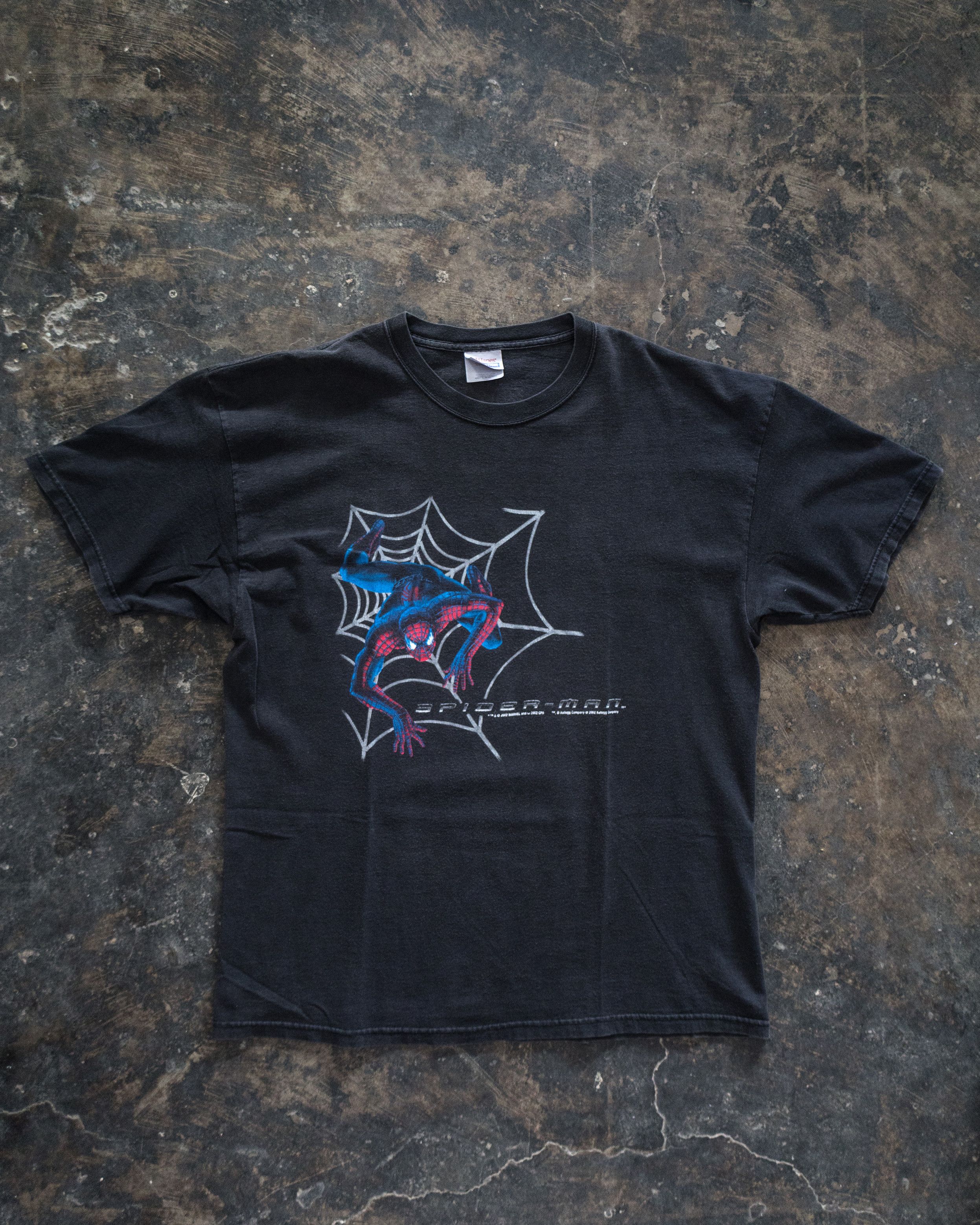 Hanes × Vintage 2002 Spiderman Kellogs Tee Size US XL / EU 56 / 4 - 1 Thumbnail