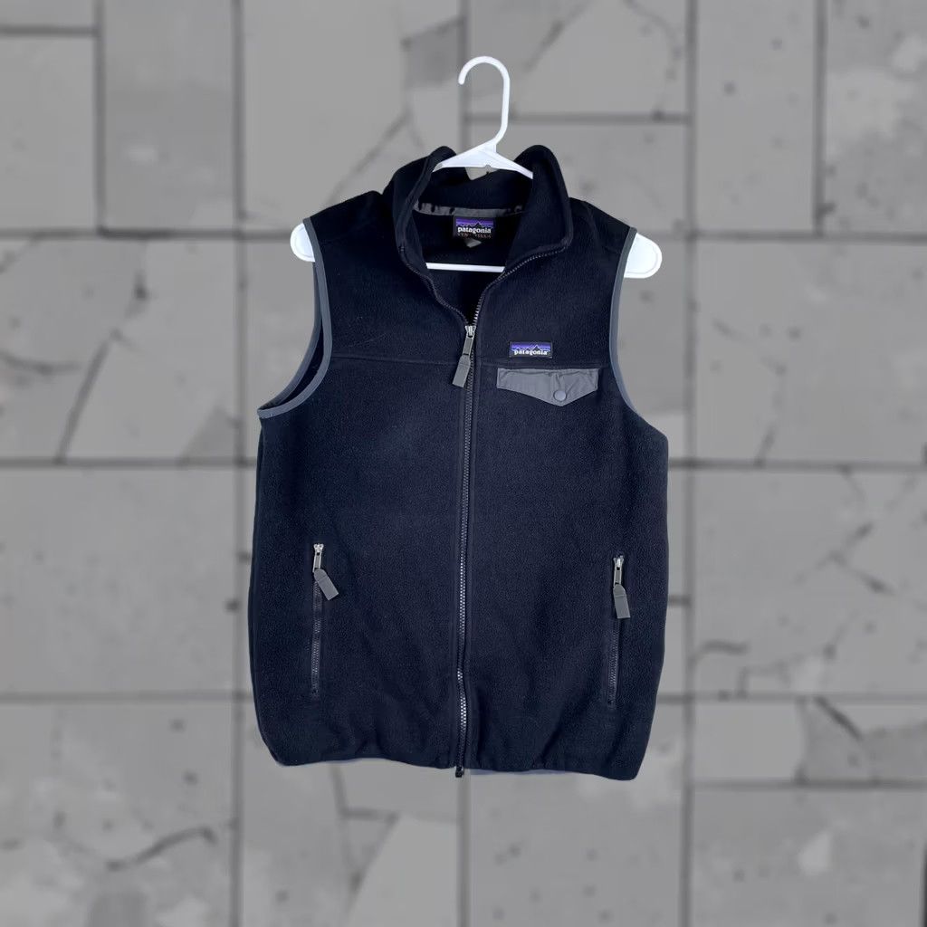 Patagonia Patagonia Synchilla Vest Mens Small Black Fleece Full Zip Outdoor Pockets Warm Size US S / EU 44-46 / 1 - 1 Thumbnail